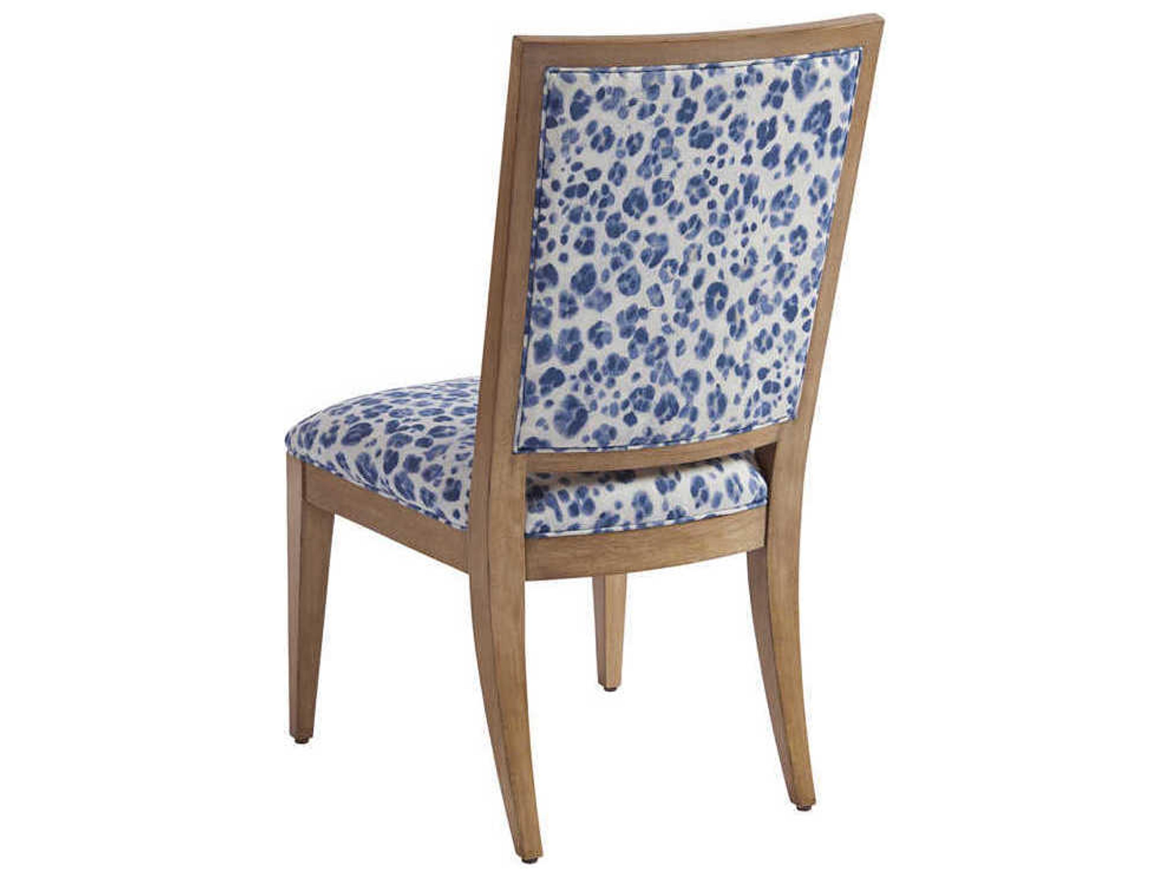 Barclay Butera Newport Blue Upholstered Side Dining Chair