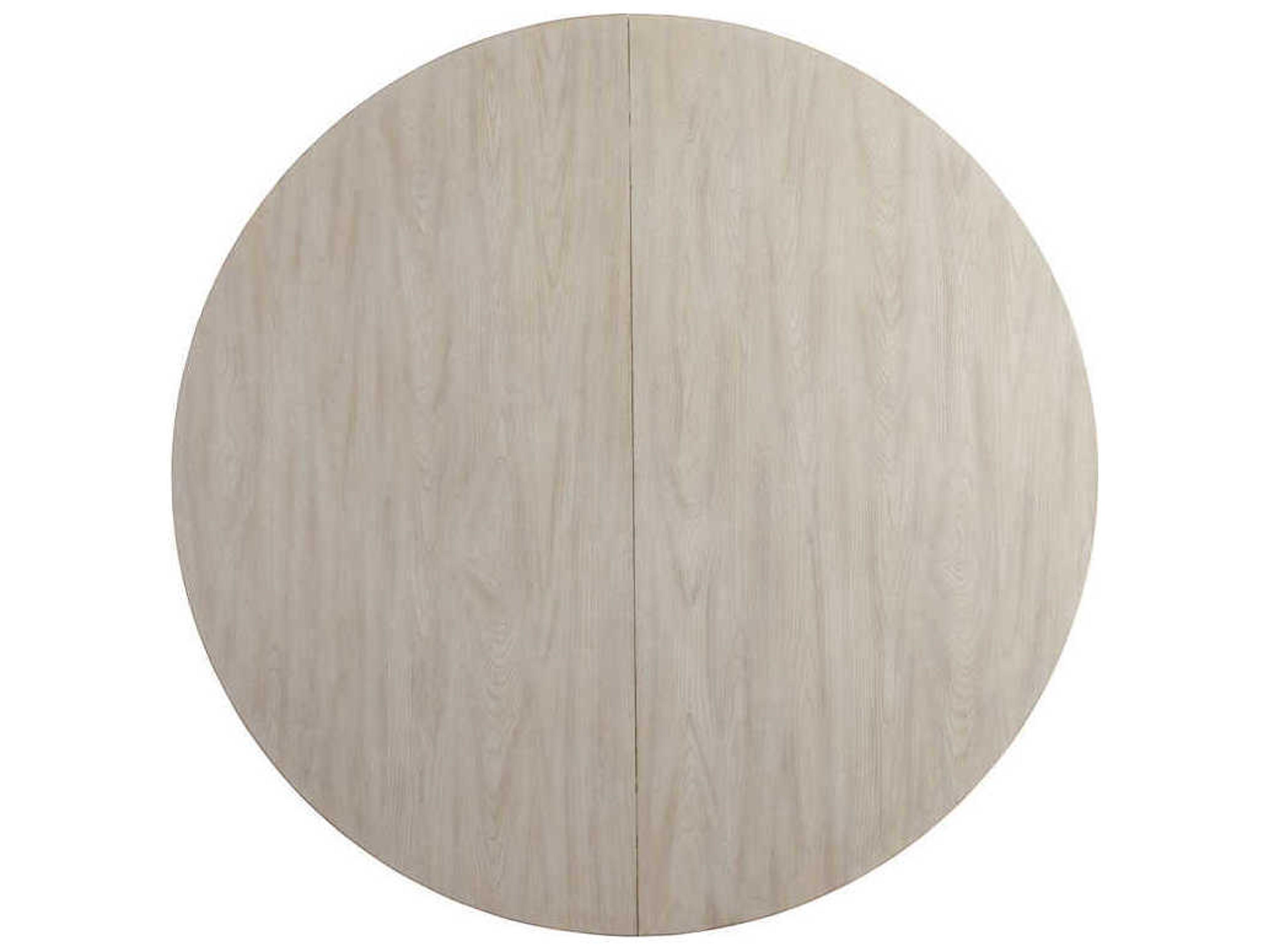 Barclay Butera Newport Magnolia Round Wood Sailcloth Dining Table