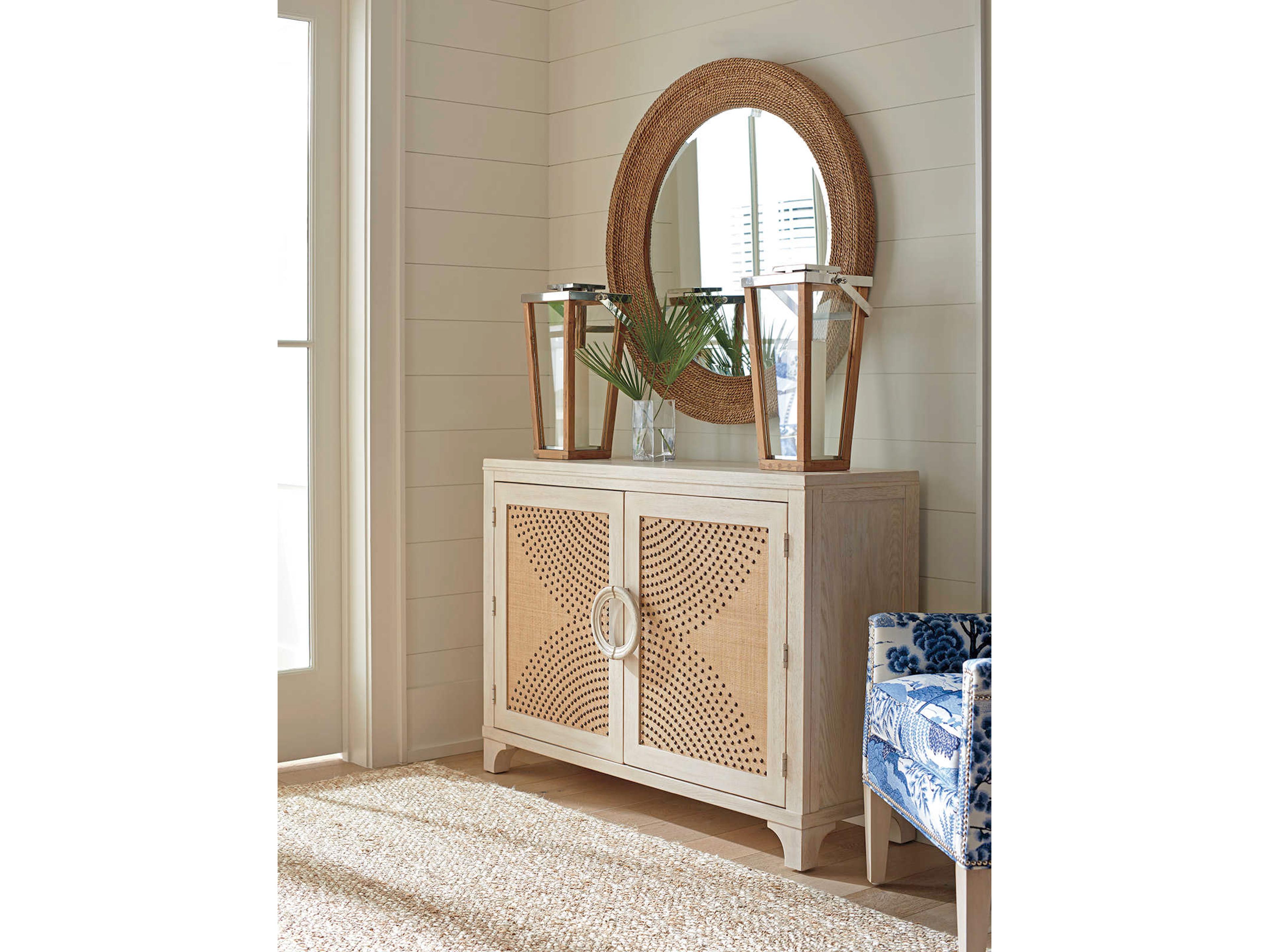 Barclay Butera Newport Lido Sailcloth Beige Accent Chest