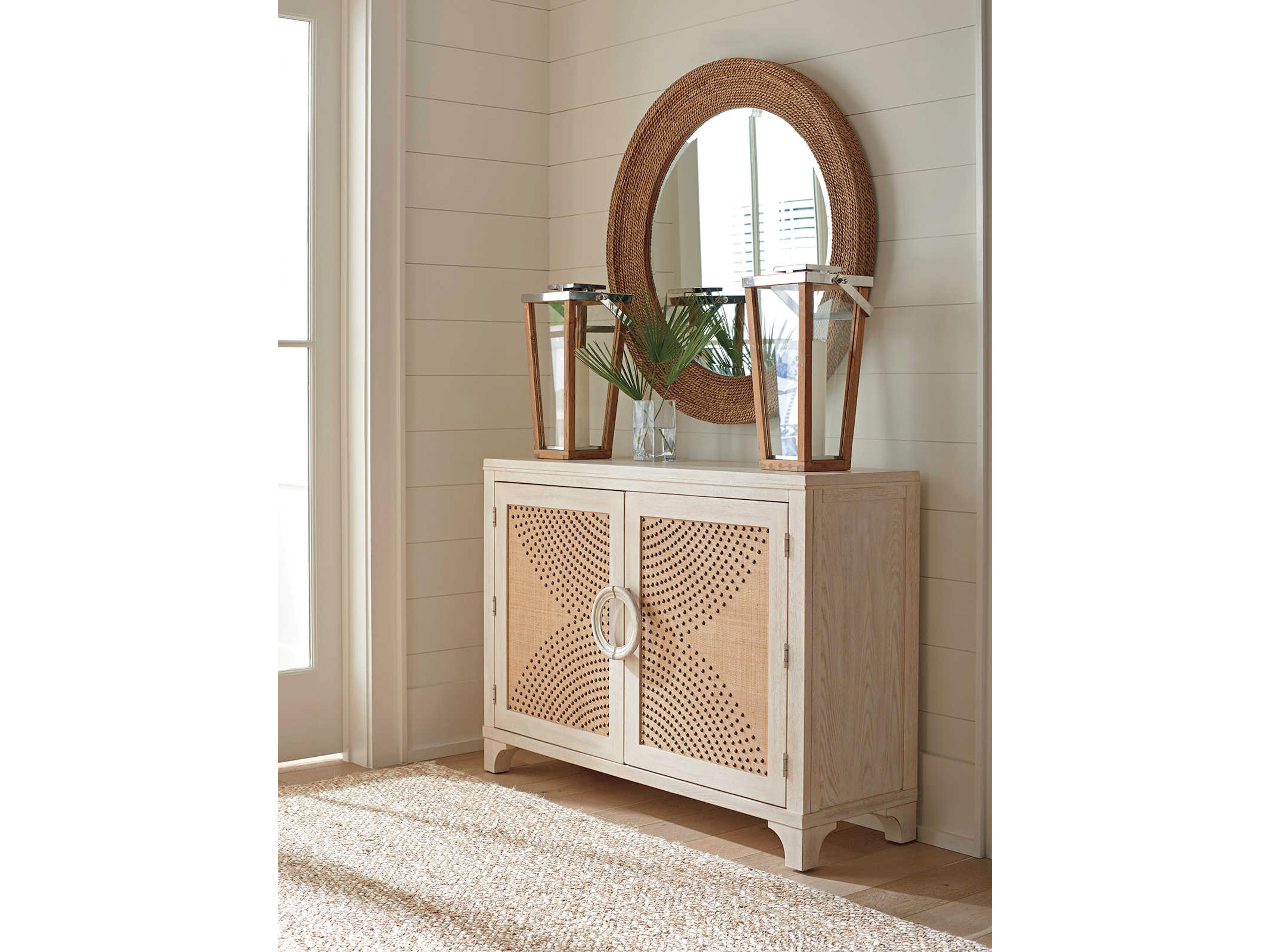 Barclay Butera Newport Lido Sailcloth Beige Accent Chest