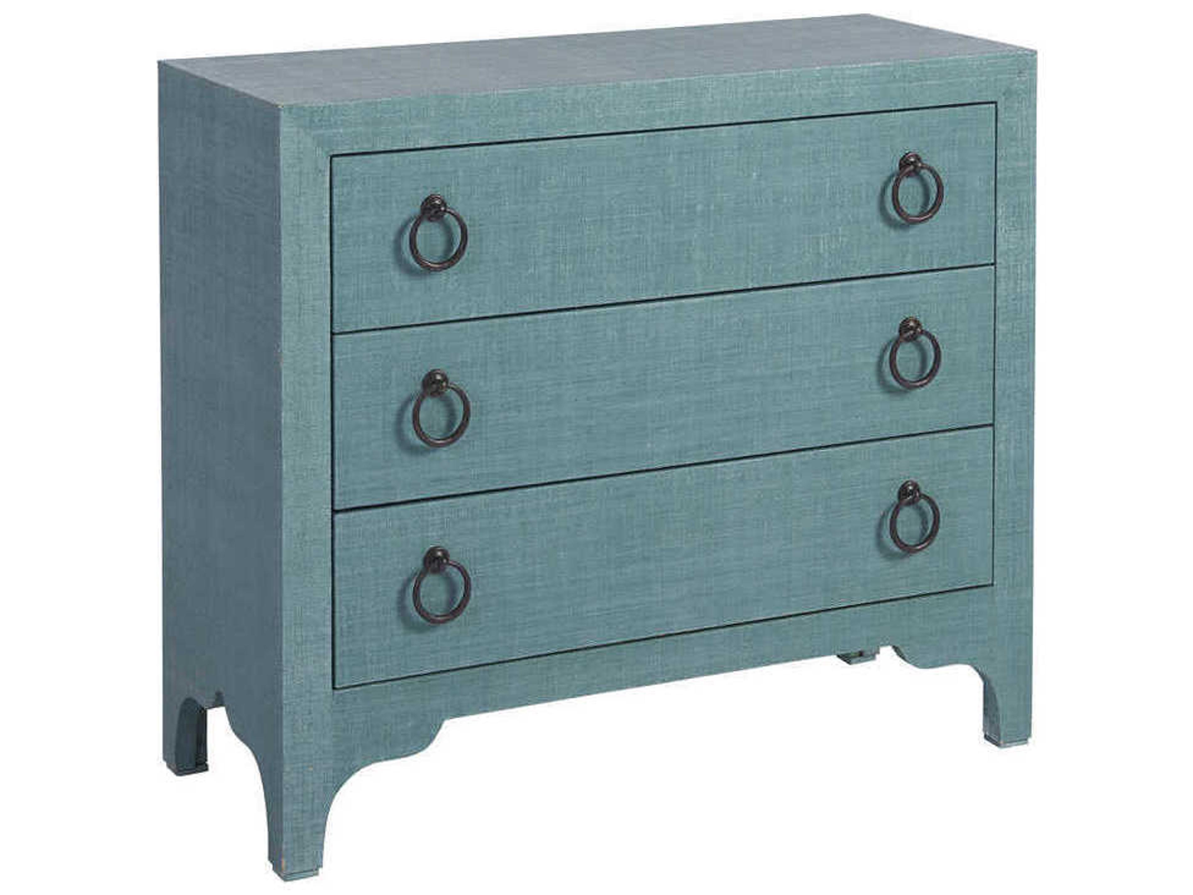 Newport Balboa Island 3-Drawers Green Chest Nightstand
