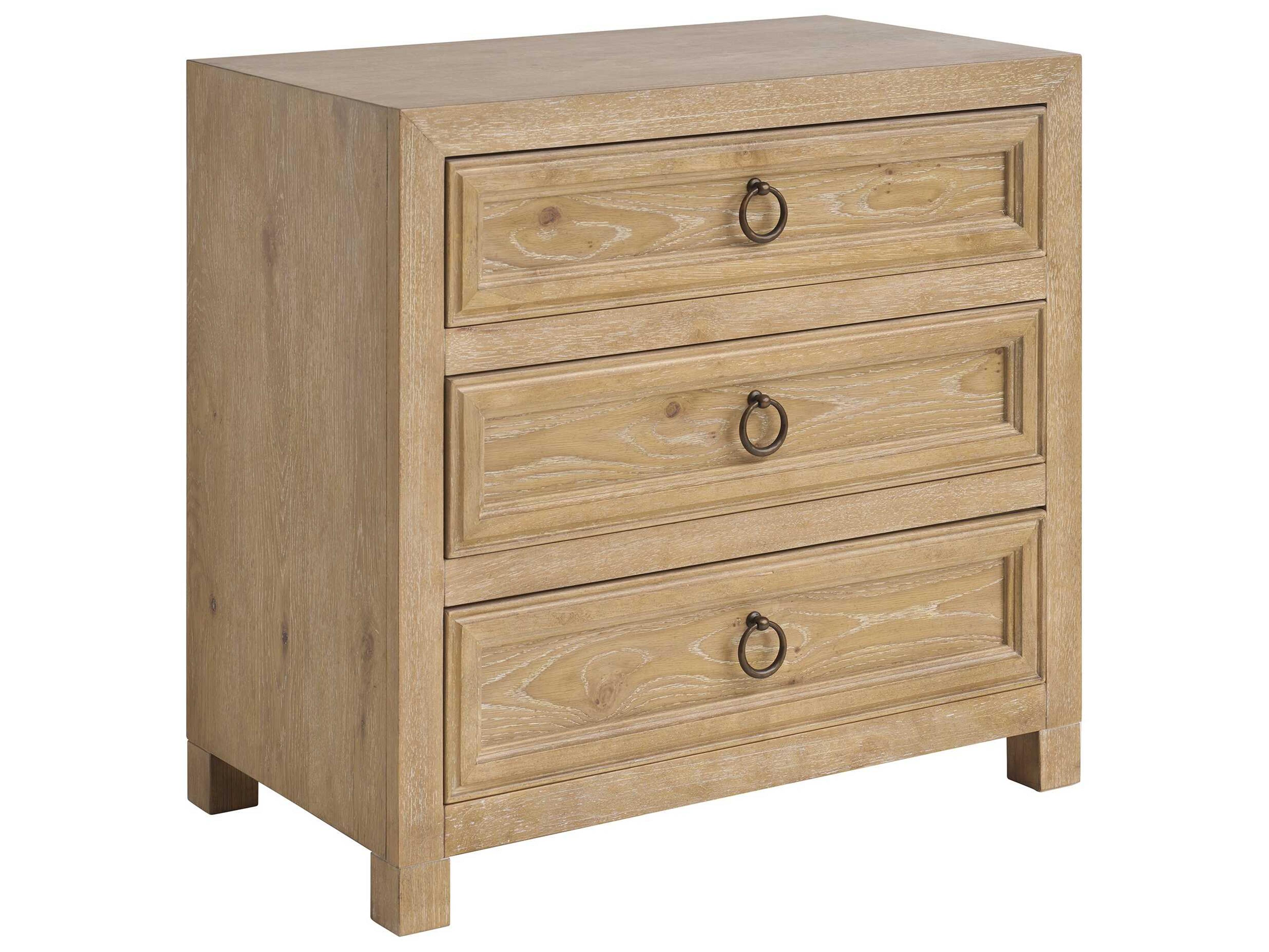 Montecito Casitas 3-Drawers Brown Nightstand