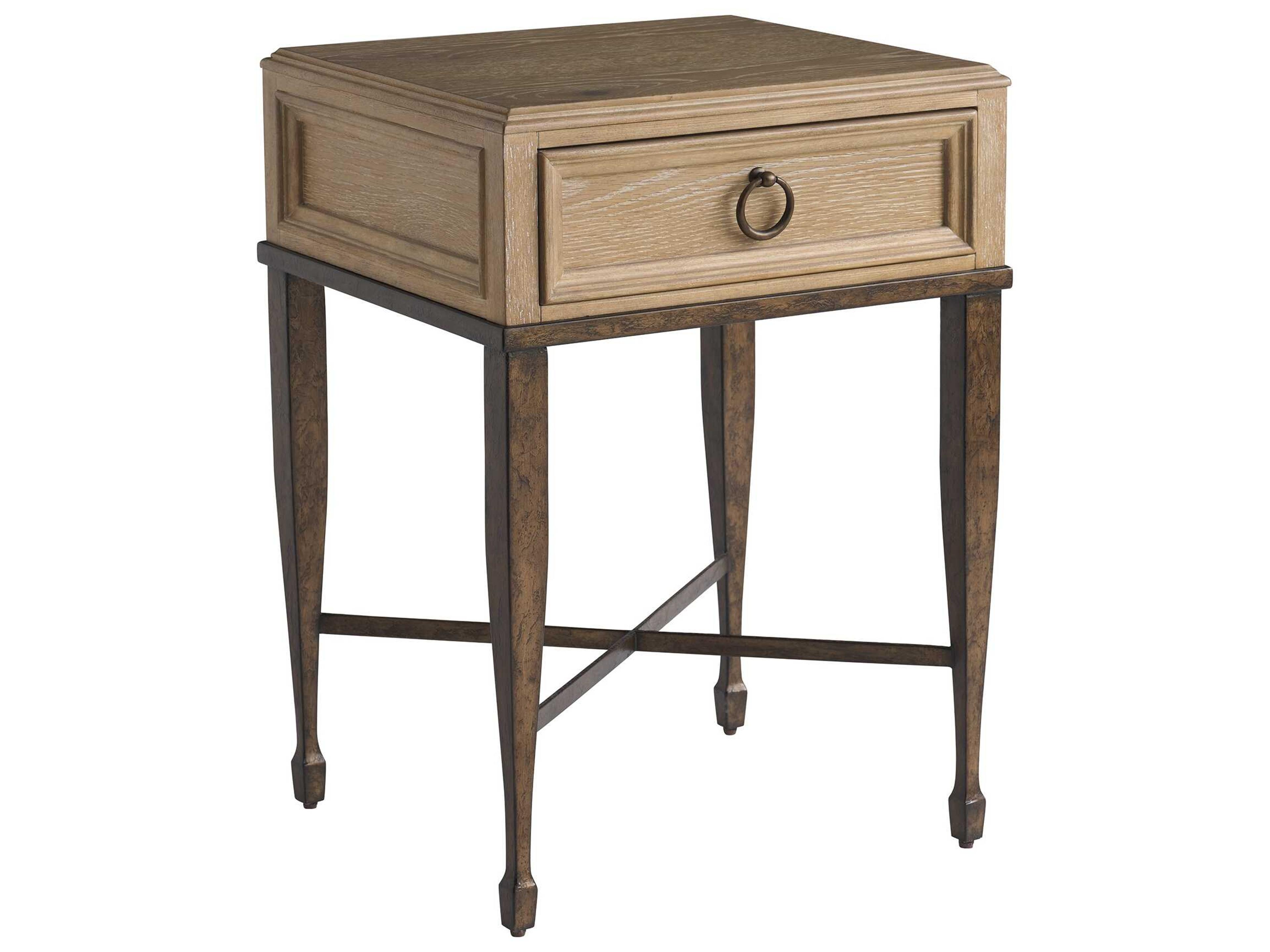 Montecito Milano 1-Drawer Brown Nightstand