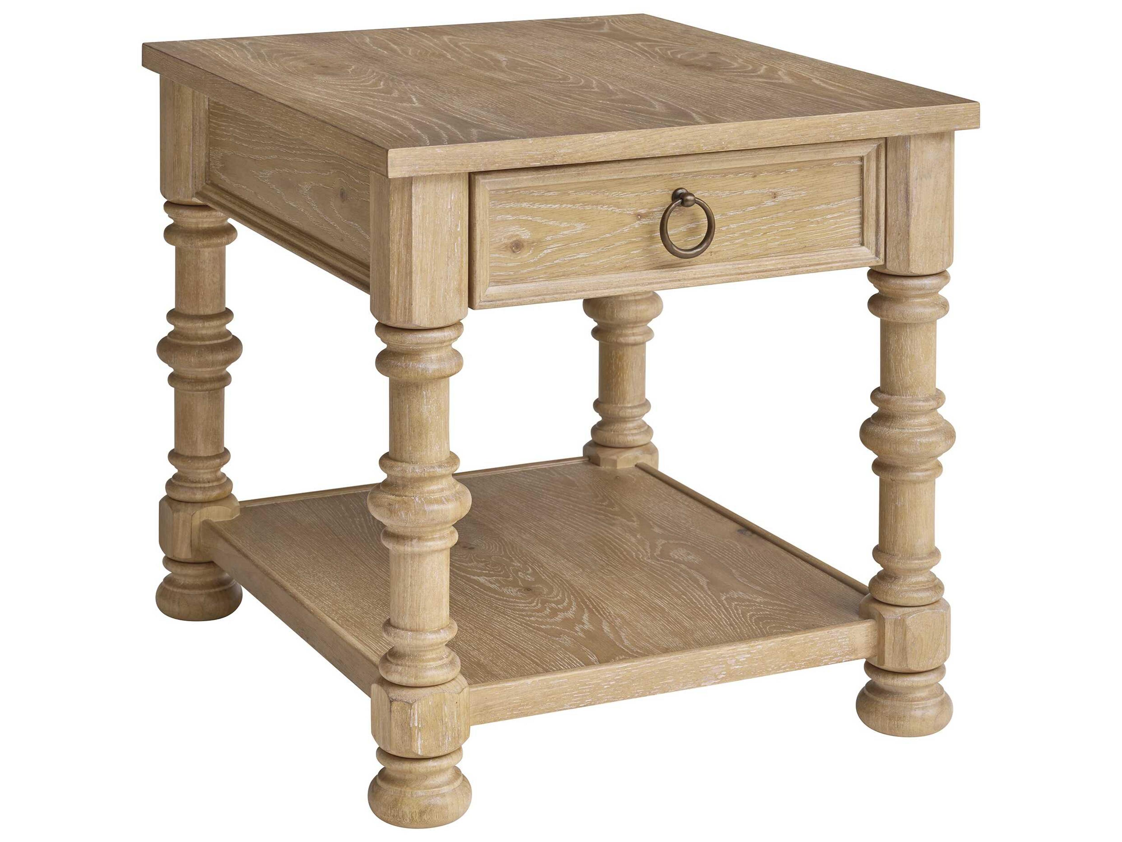 Montecito Hollister Square Wood End Table