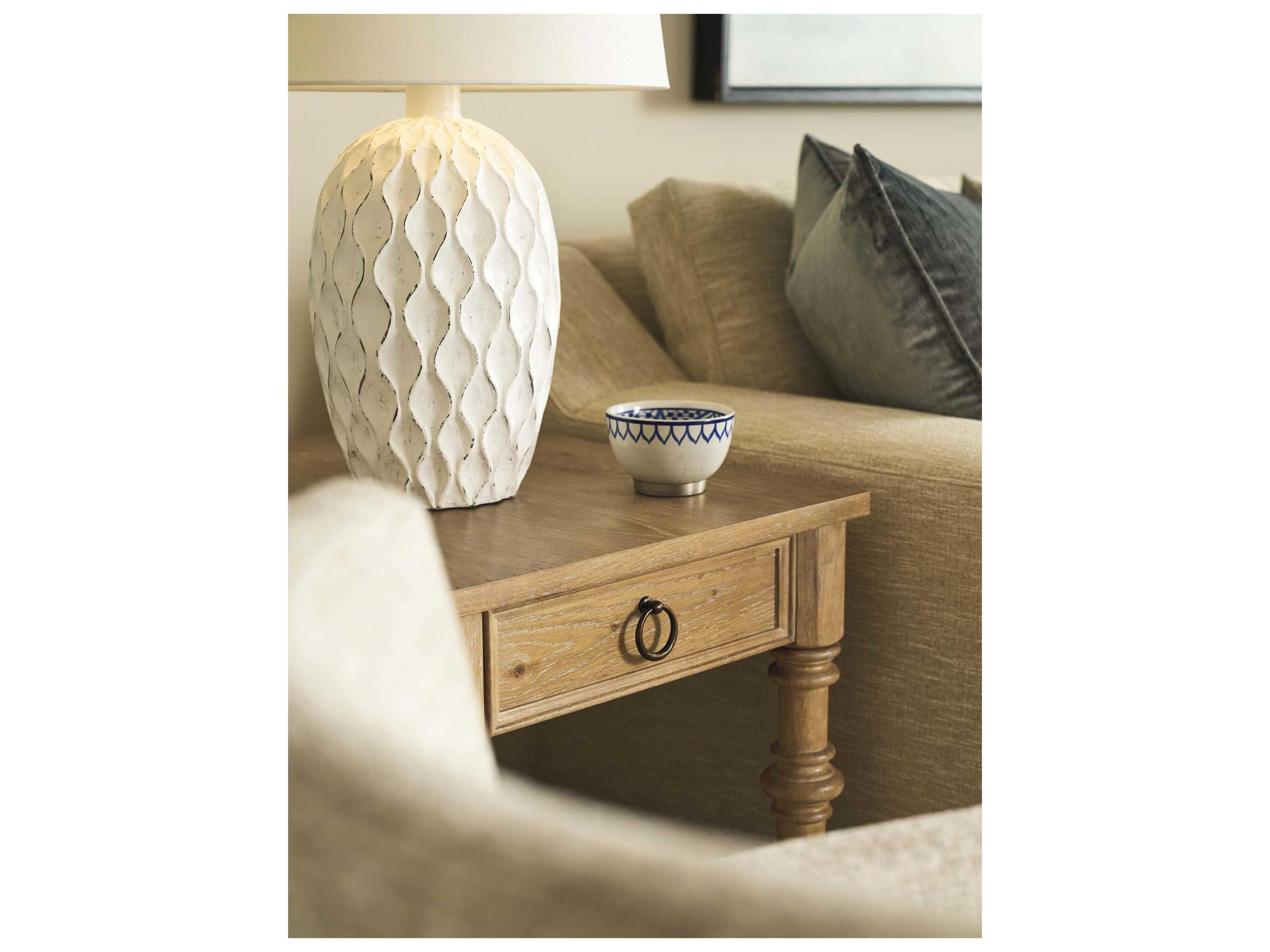 Barclay Butera Montecito Hollister Square Wood End Table