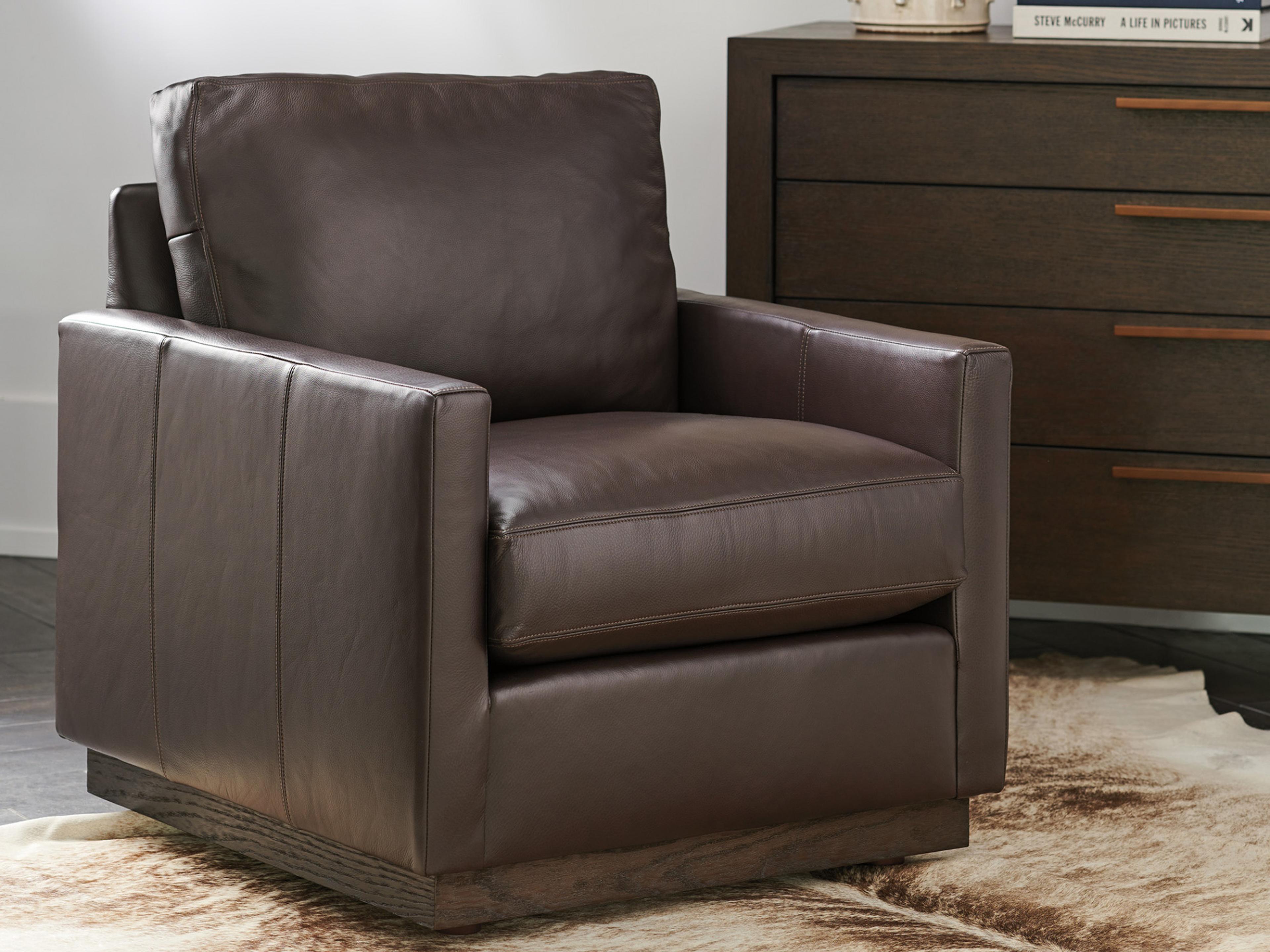 Barclay Butera Upholstery Meadow View Leather Accent Chair