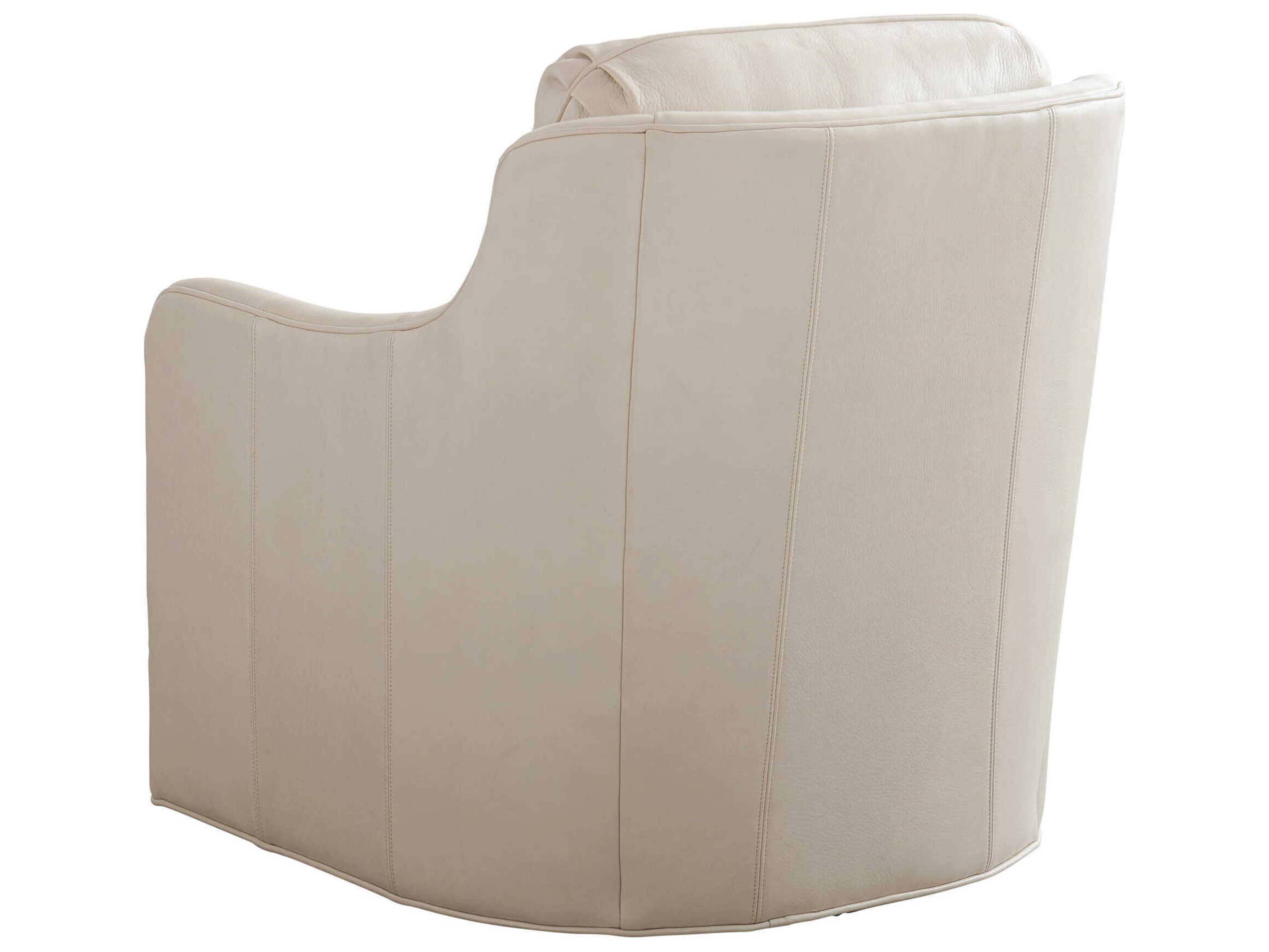 Barclay Butera Upholstery Glenhaven Swivel Fabric Accent Chair