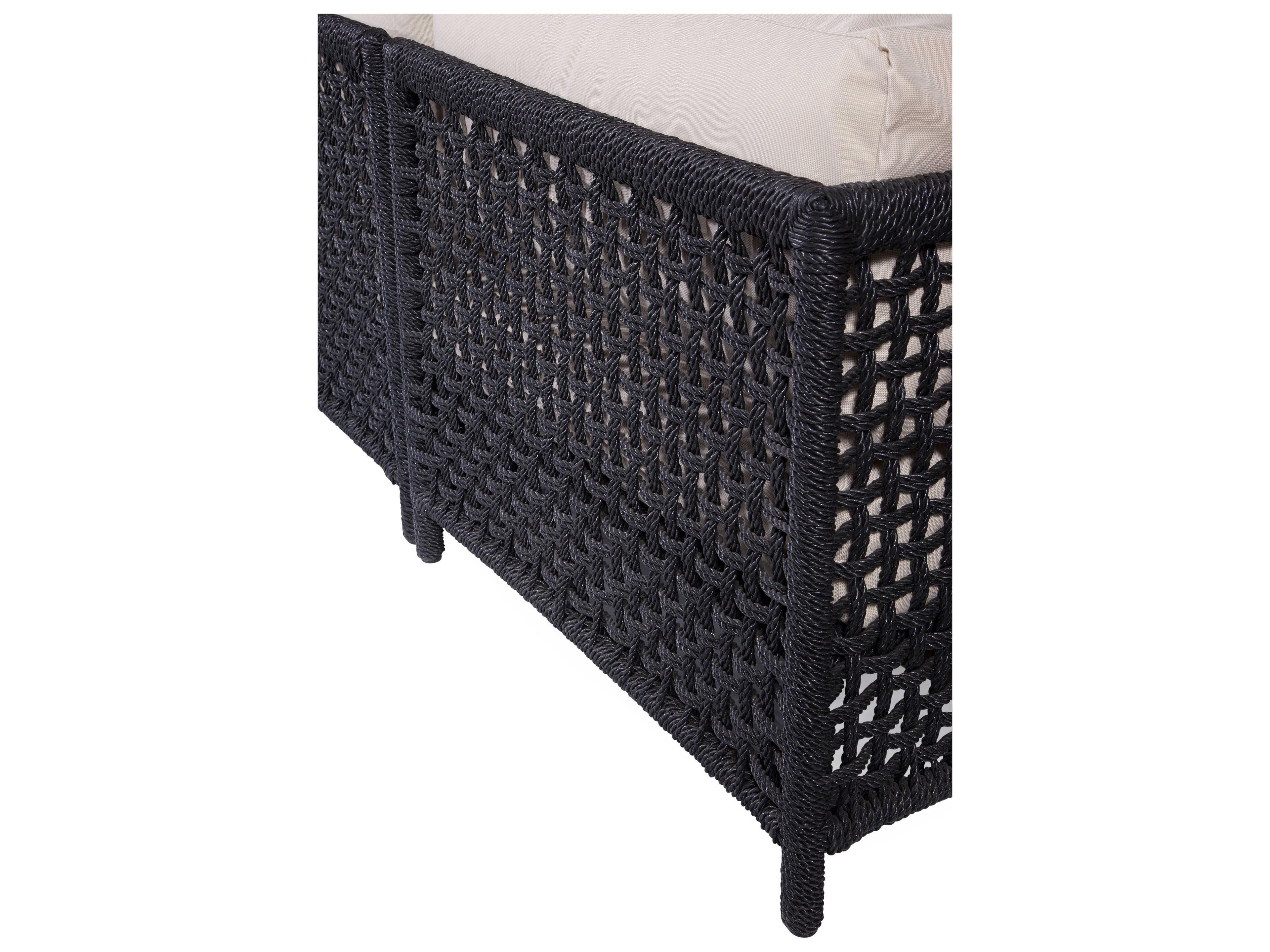 Braxton Culler Outdoor Bayside Black Corner Lounge Chair with Cushion