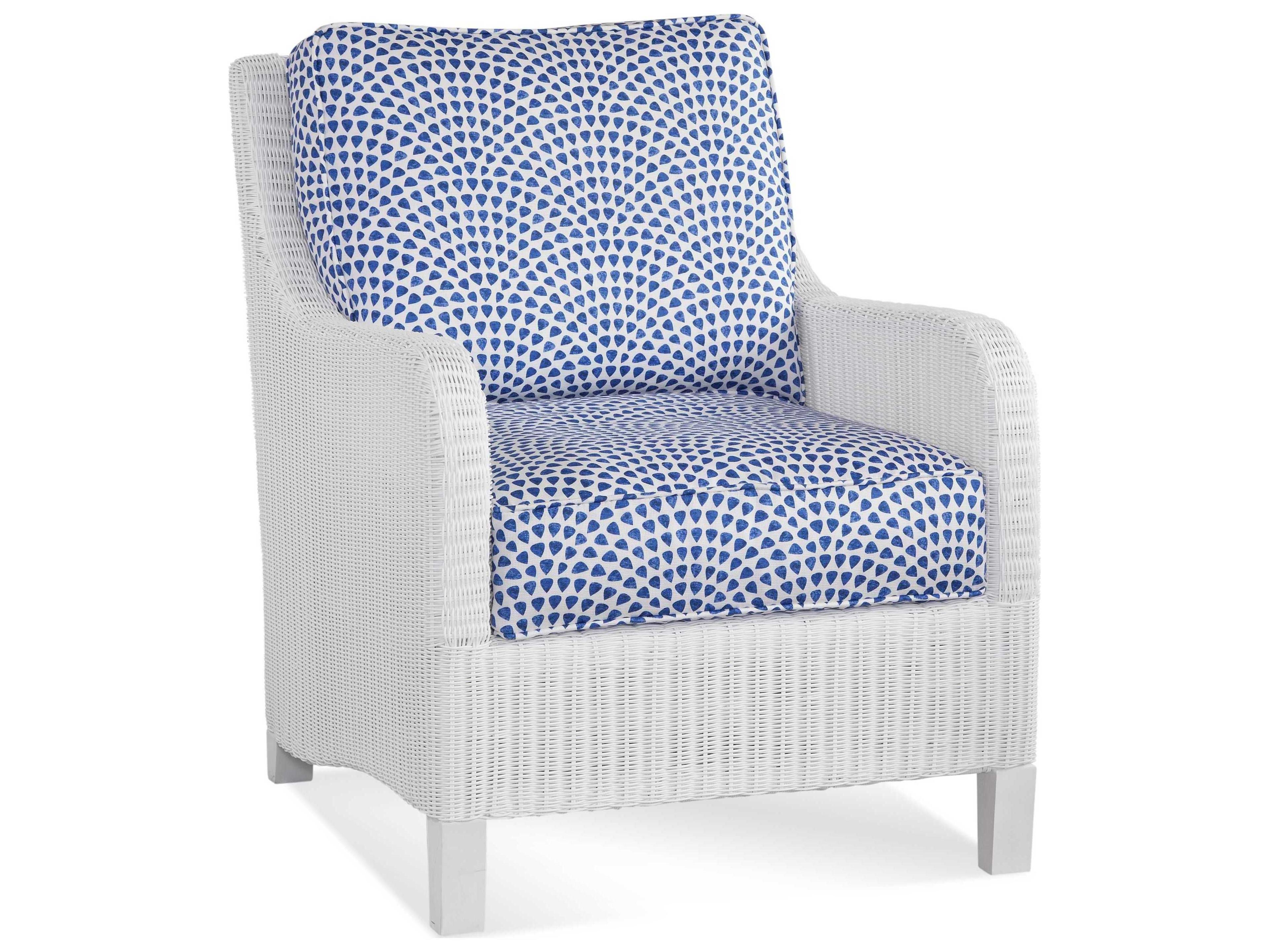 Tangier Sable Wicker Cushion Lounge Chair