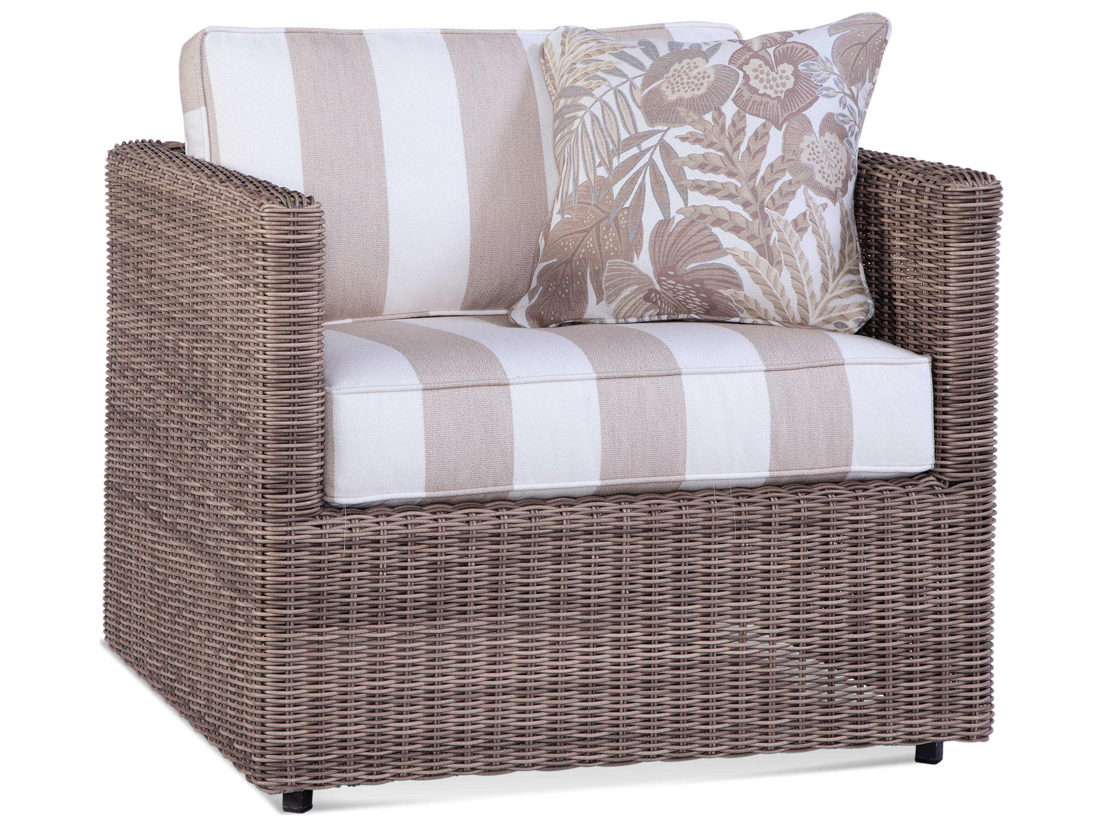Paradise Bay Driftwood Lounge Chair with Cushion