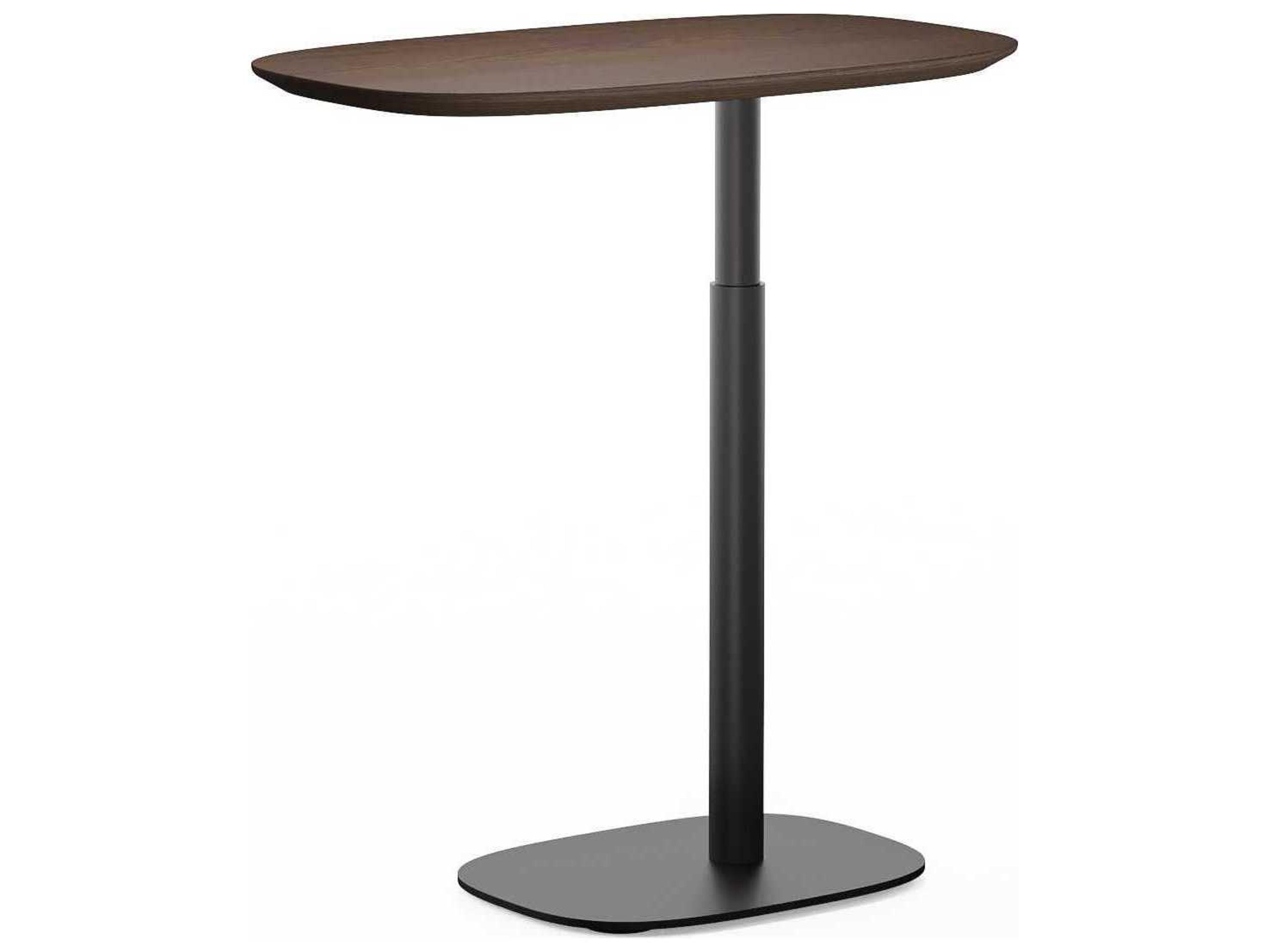 BDI Serif Toasted Oak Brown Wood Laptop Stand Desk