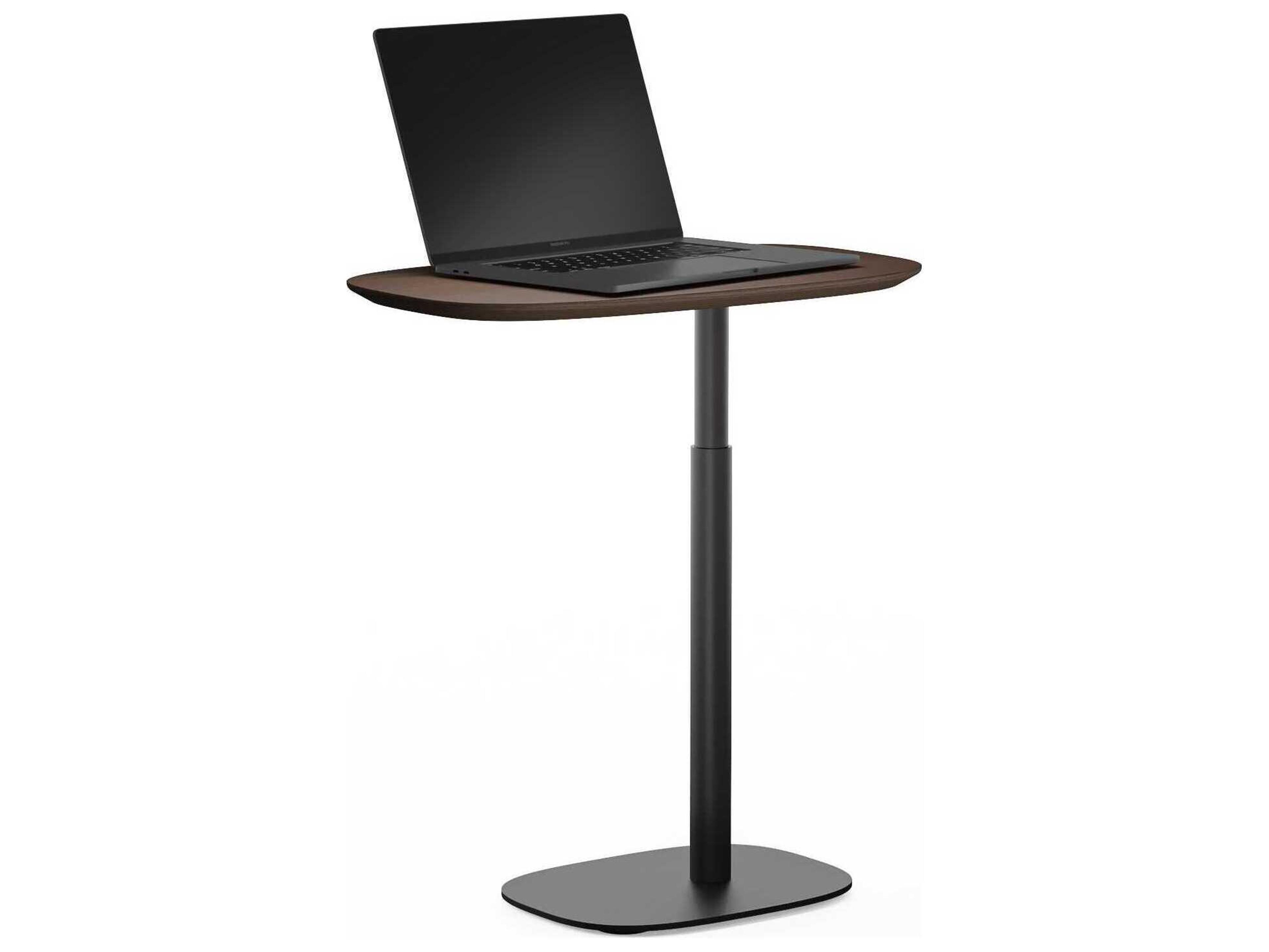 BDI Serif Toasted Oak Brown Wood Laptop Stand Desk