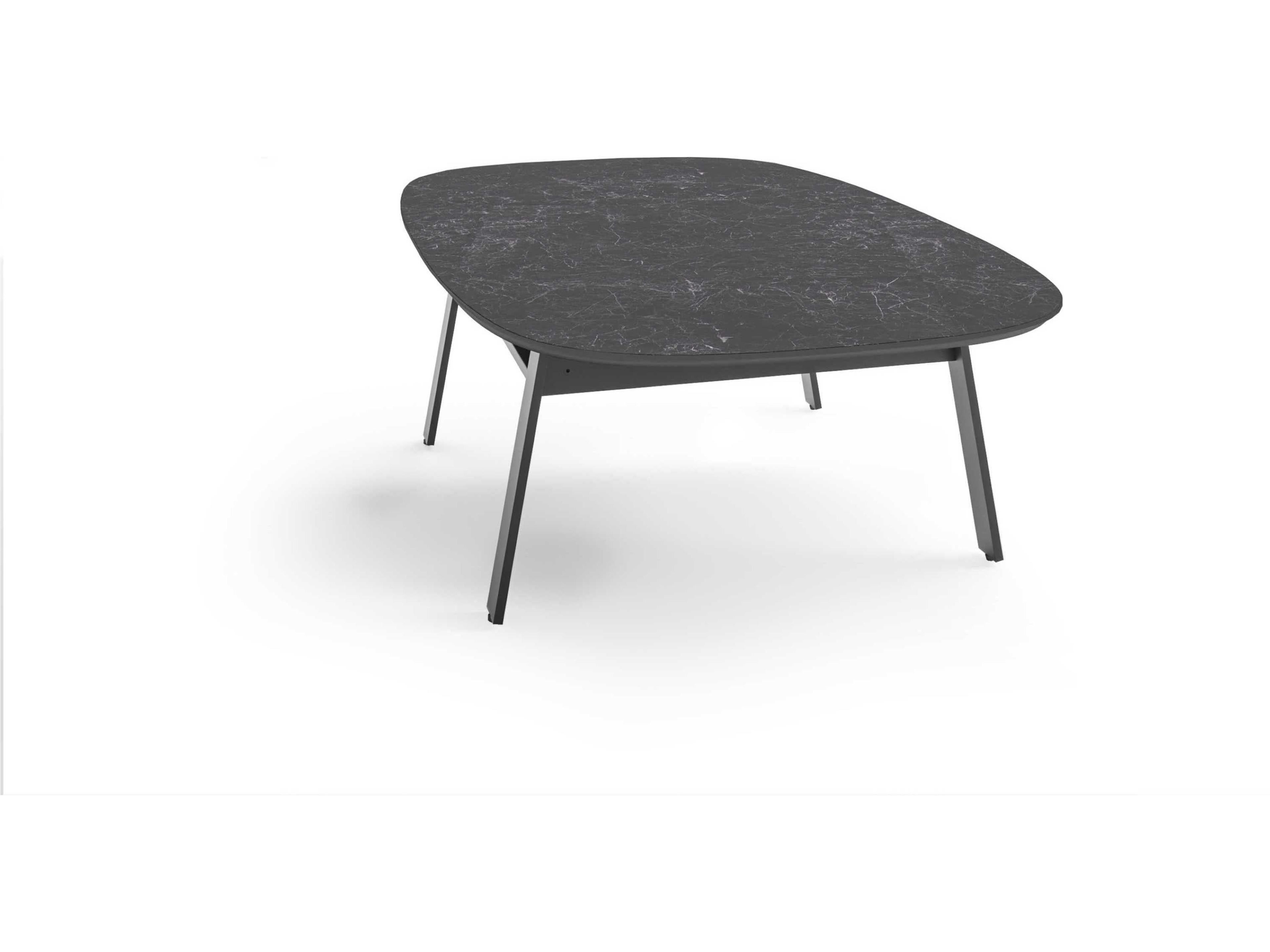BDI Cloud 9 Rectangular Porcelain Nimbus Black Coffee Table
