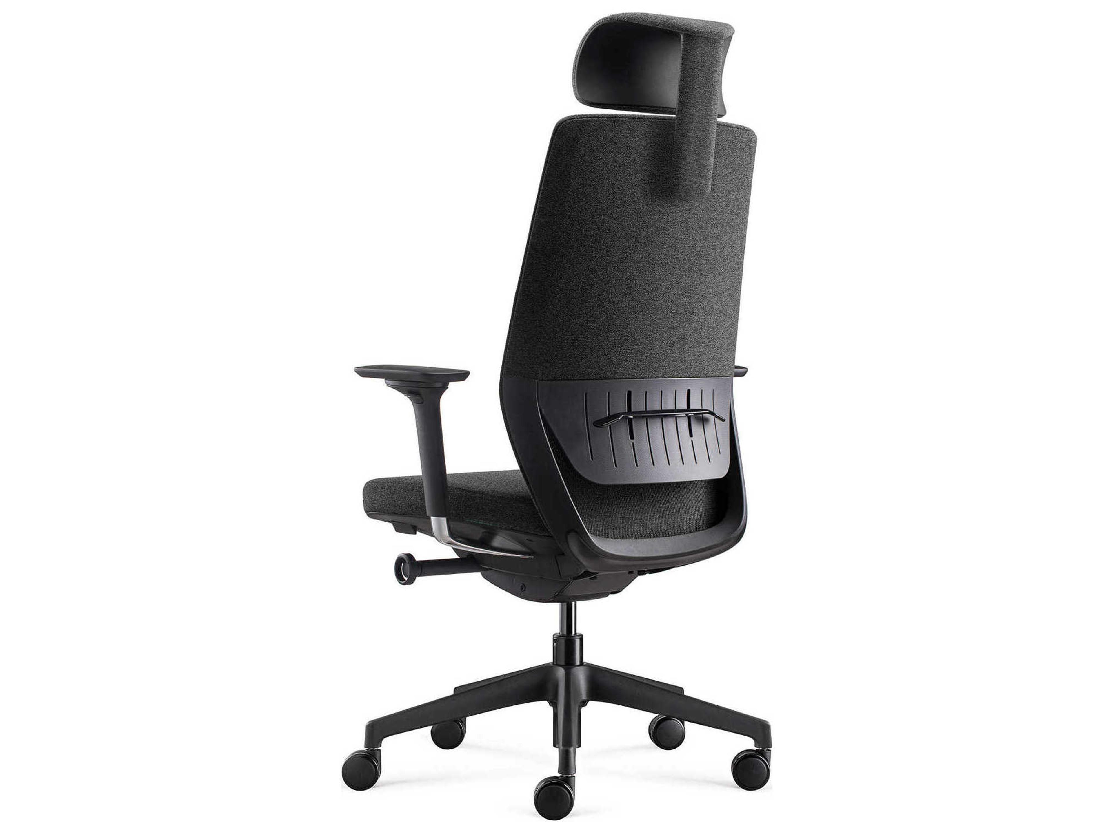 BDI Coda Gray Upholstered Adjustable Task Office Chair
