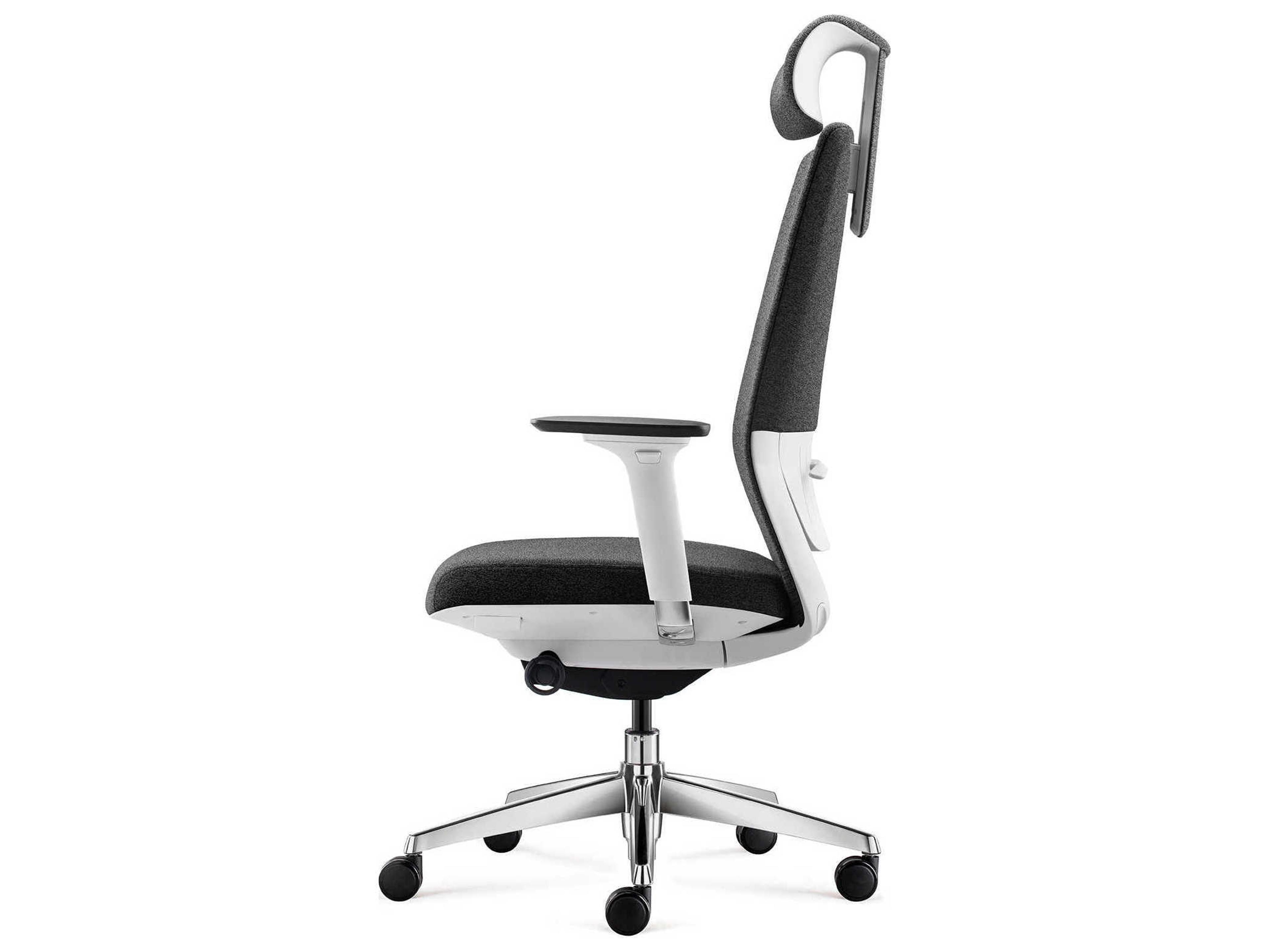 BDI Coda Gray Upholstered Adjustable Task Office Chair