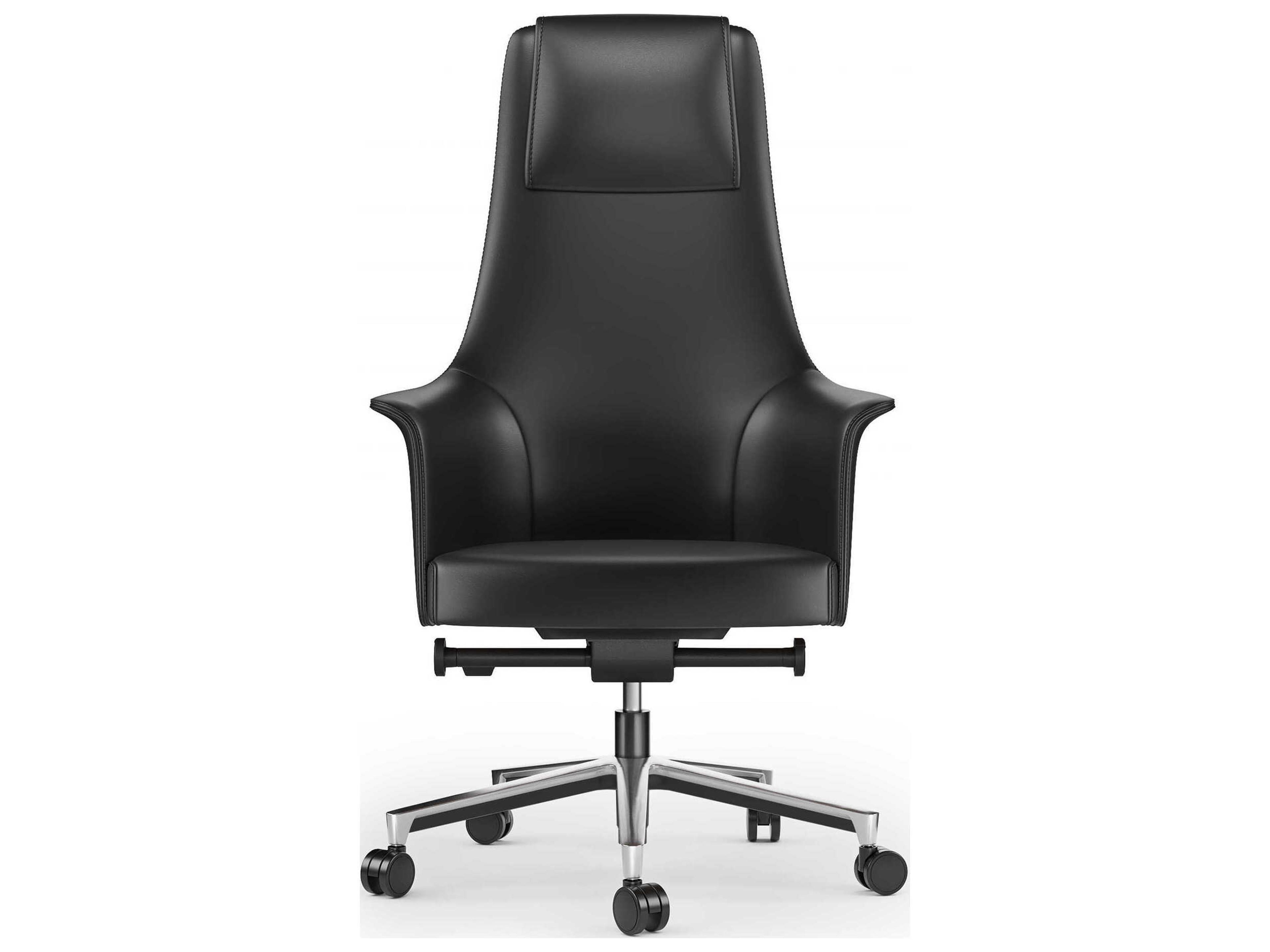 BDI Bolo Leather Adjustable Swivel Executive Desk Chair