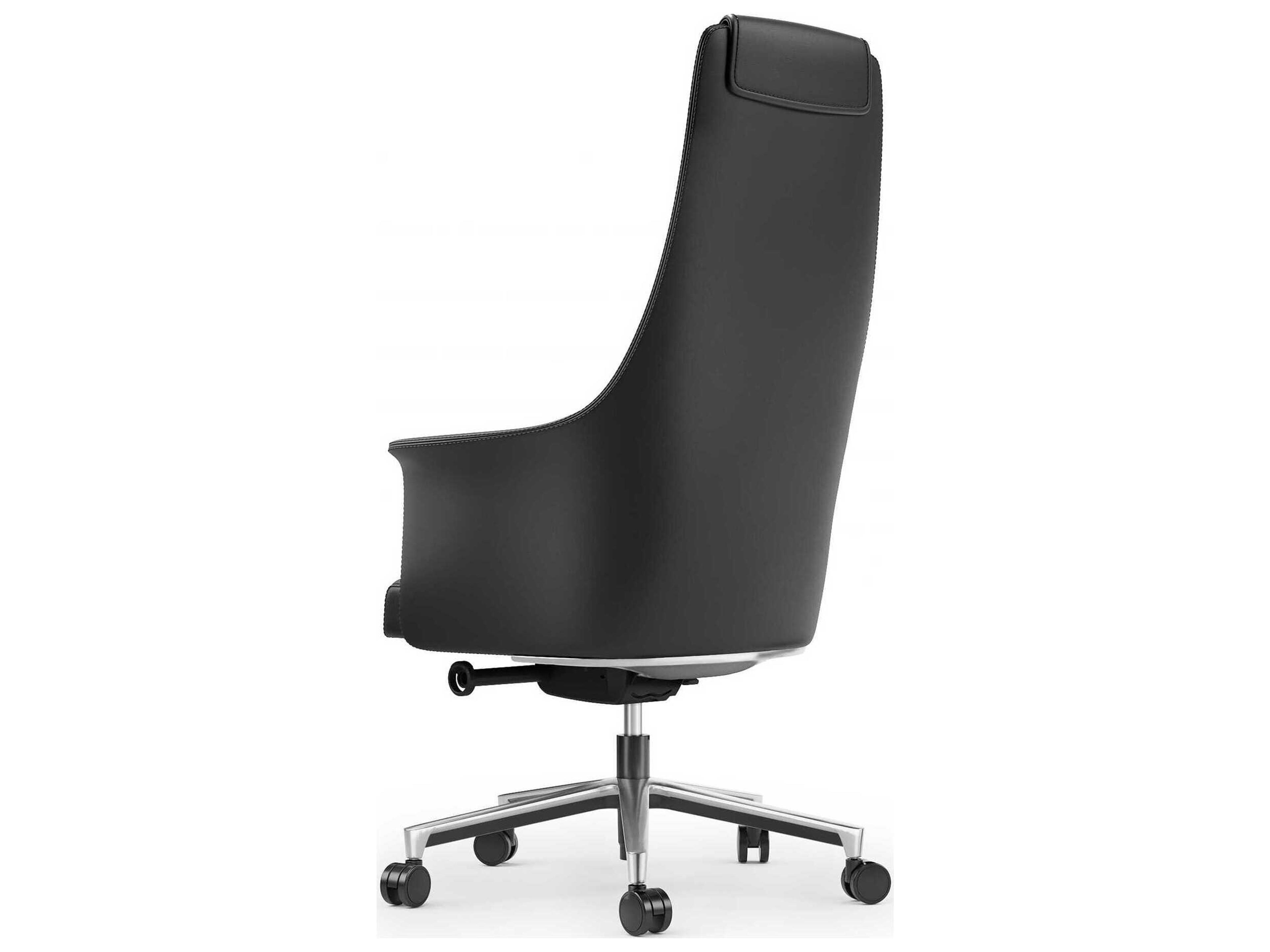 BDI Bolo Leather Adjustable Swivel Executive Desk Chair