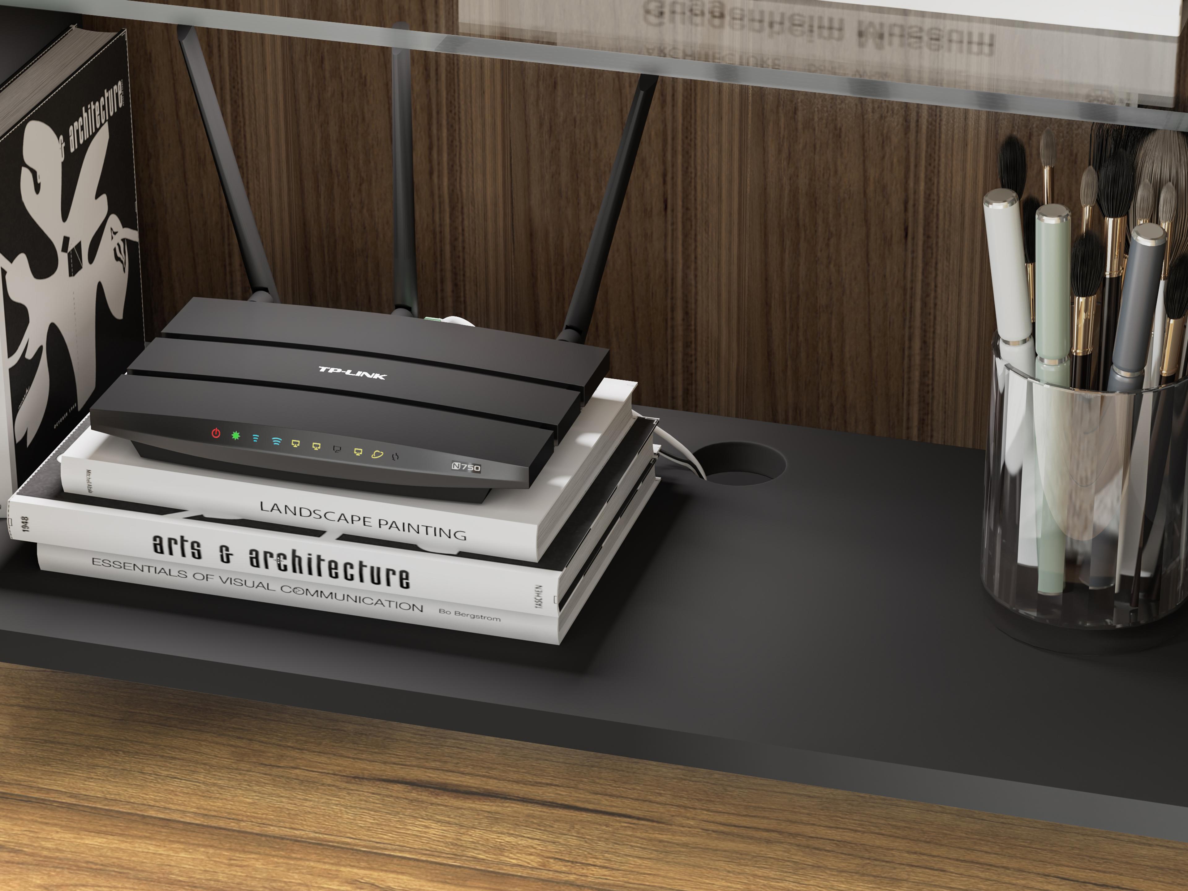 BDI Linea Natural Walnut Clear Bookcase