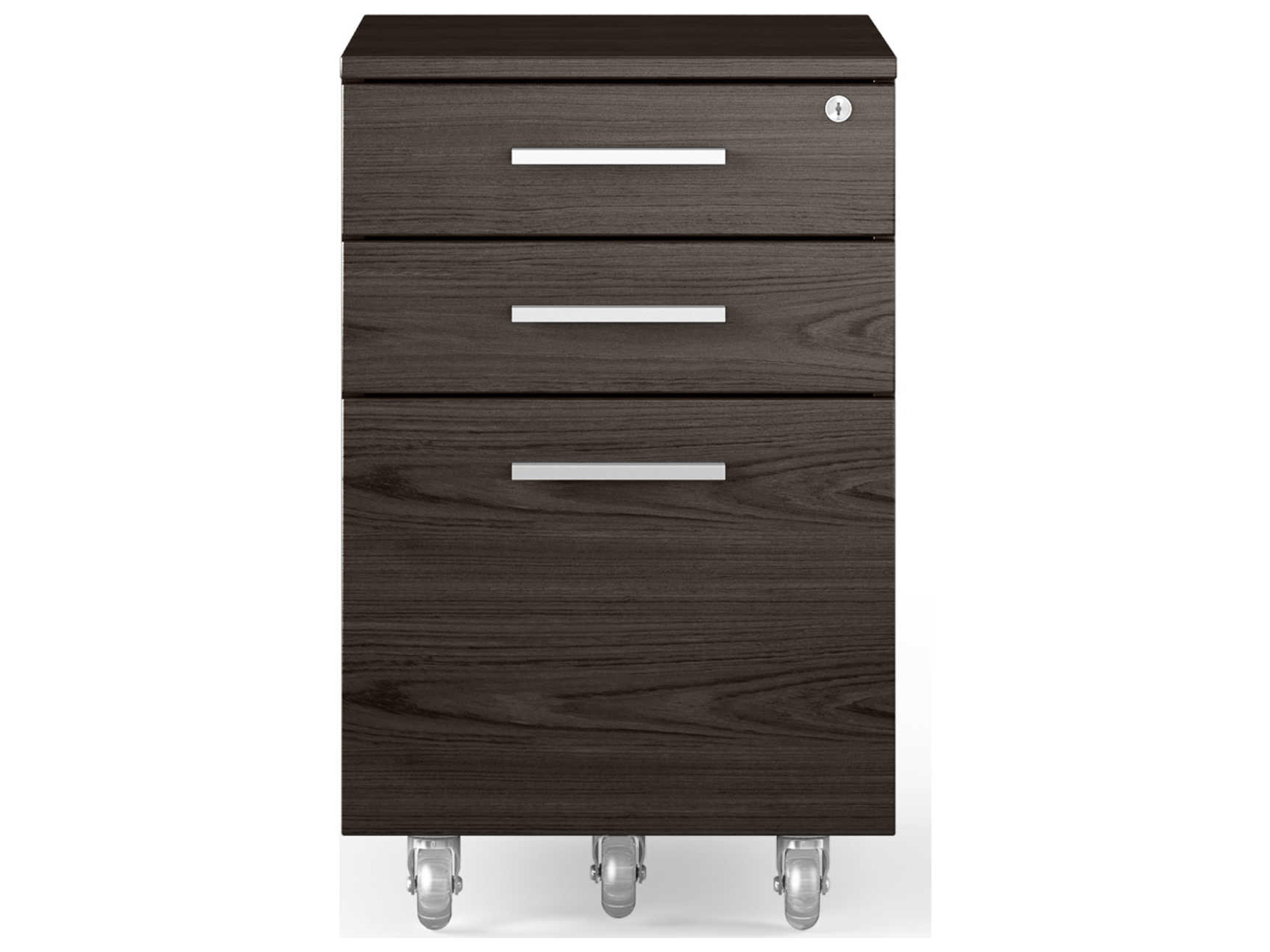 BDI Sequel Charcoal Stained Ash File Cabinet