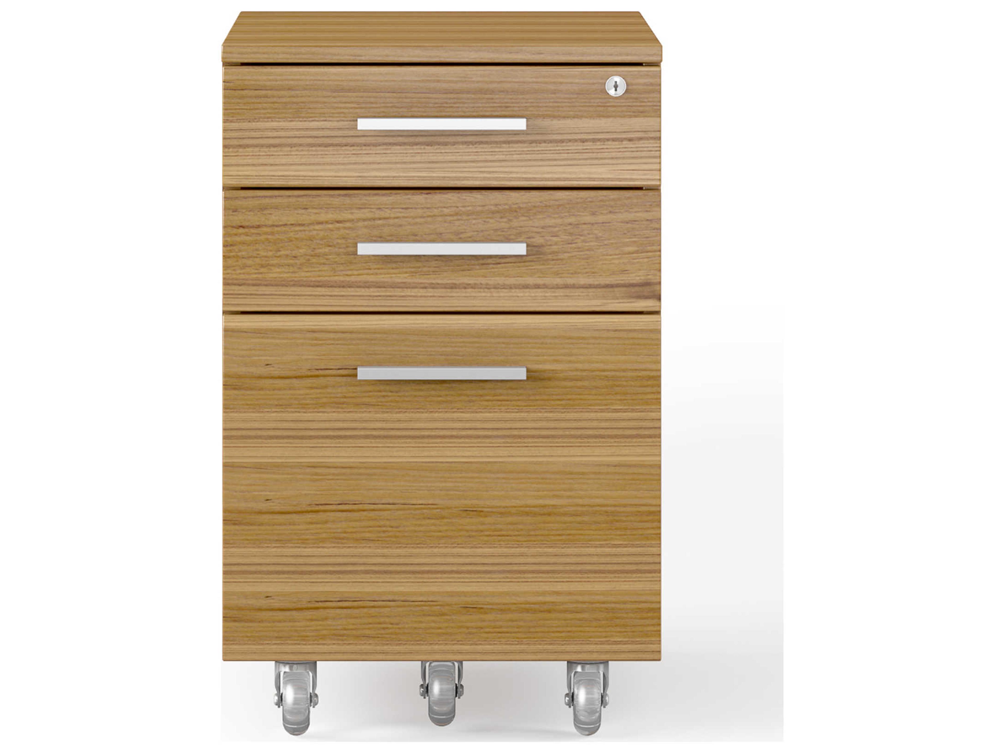 BDI Sequel Walnut Natural File Cabinet