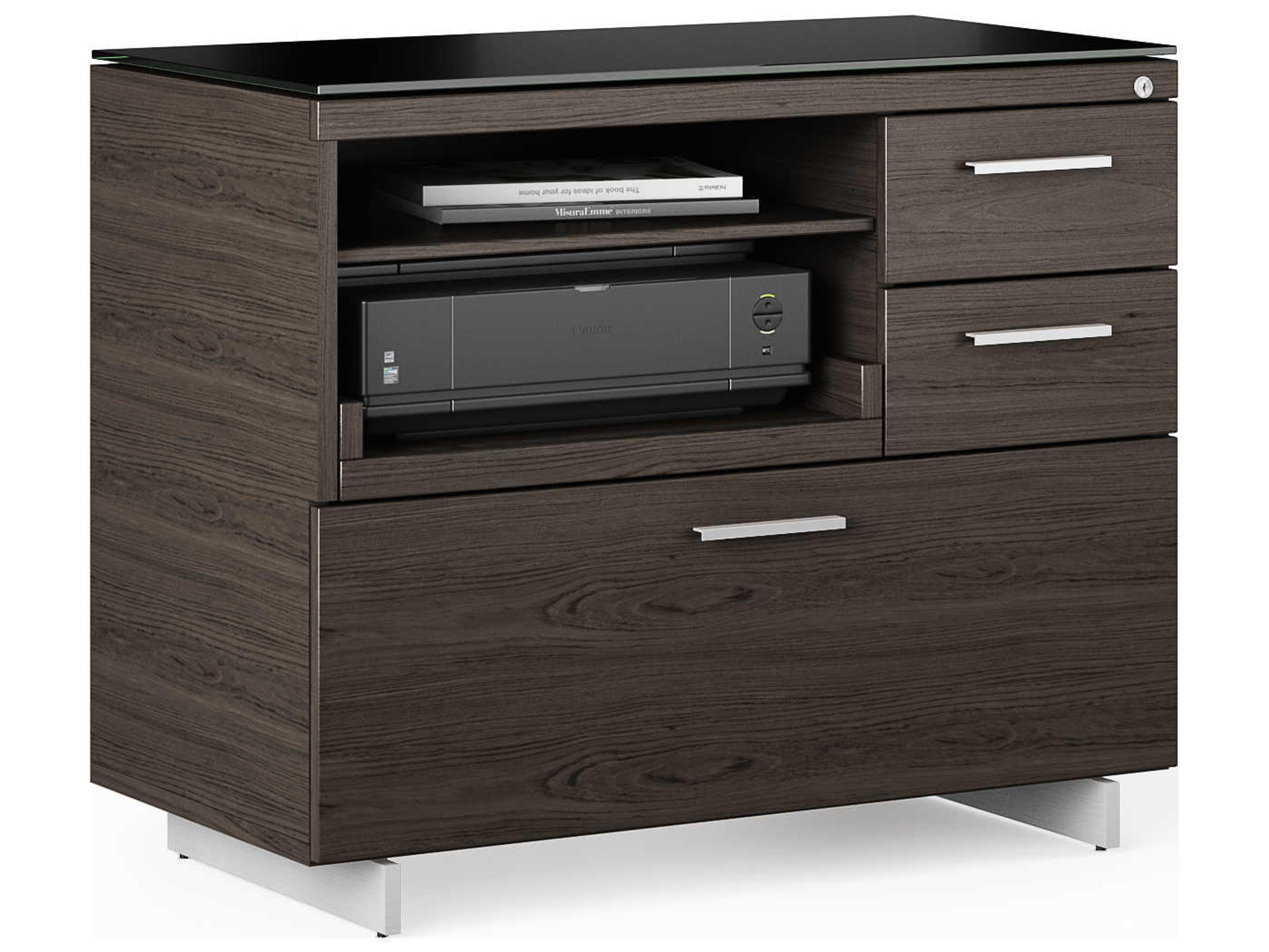 BDI Sequel Ash Wood Printer Cabinet