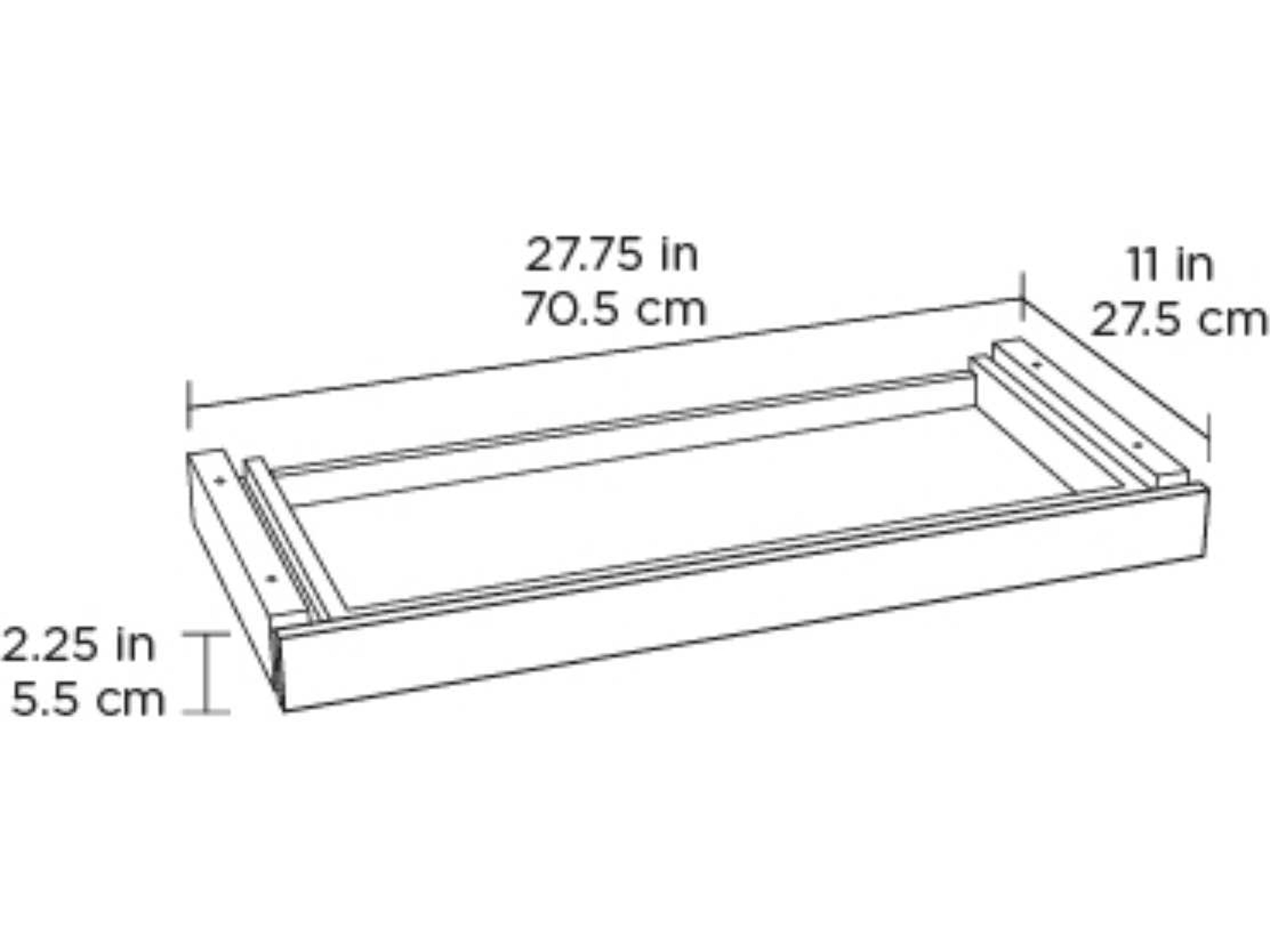 BDI Sequel-20 Charcoal Stained Ash Lift Desk Keyboard/Storage Drawer