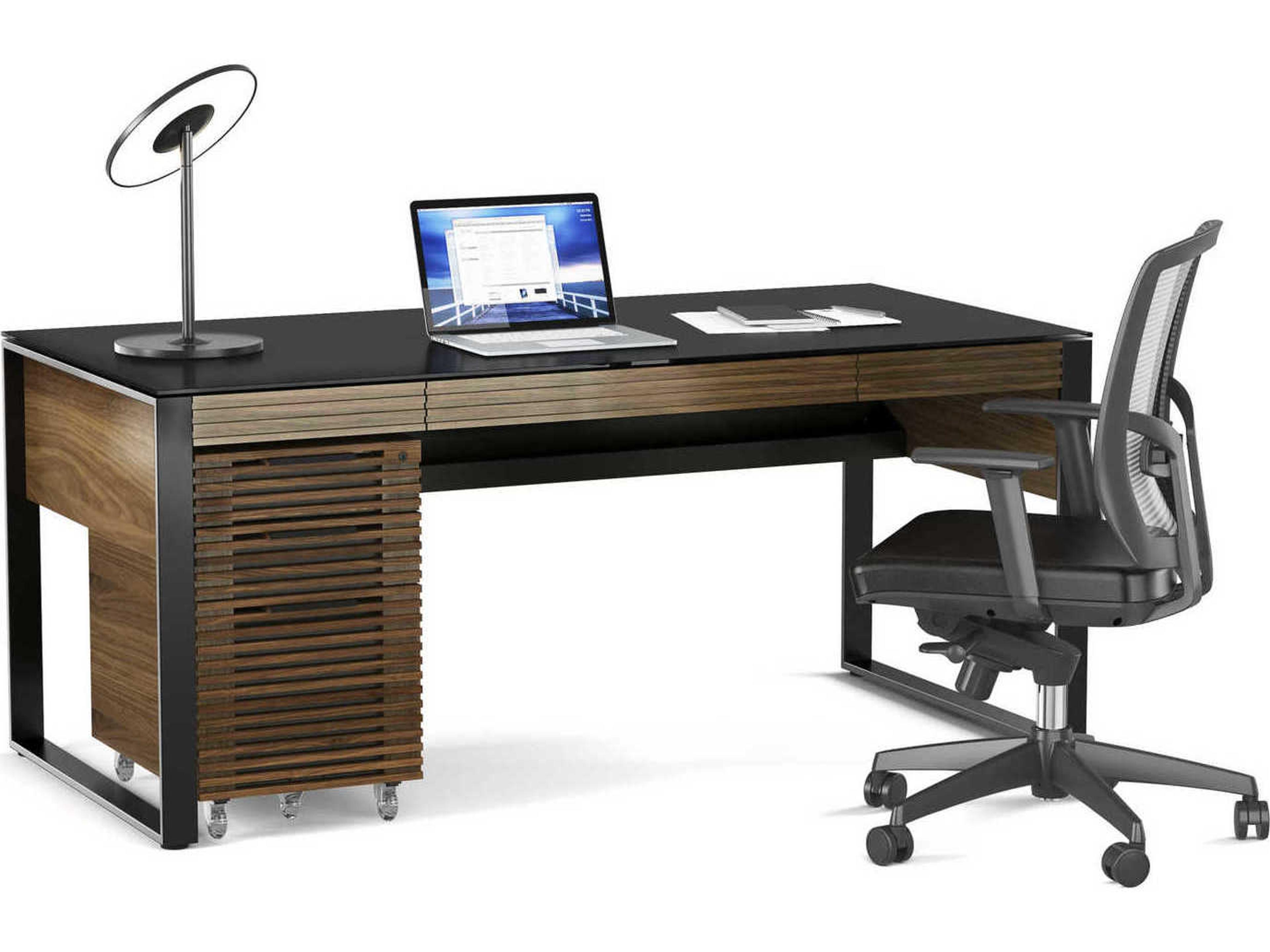 BDI Corridor Natural Walnut File Cabinet