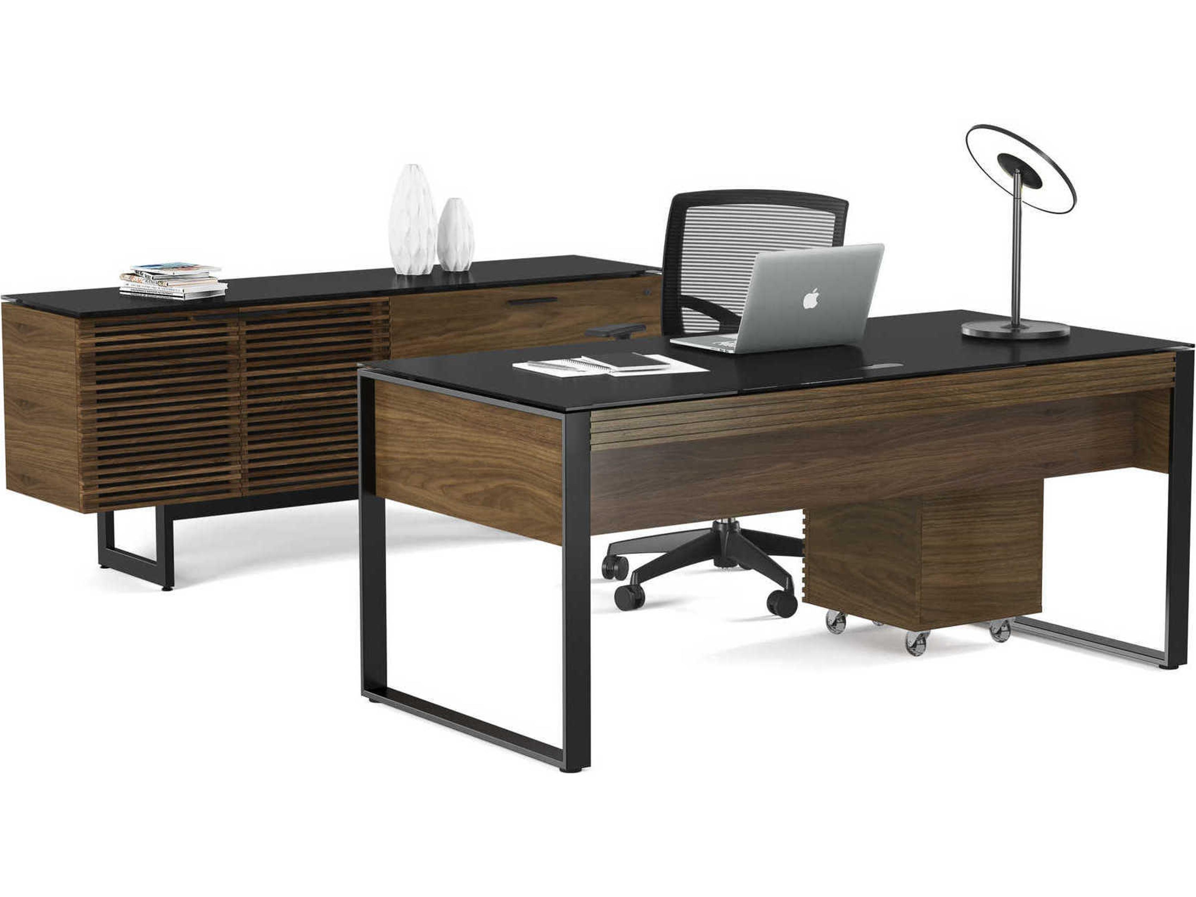 BDI Corridor Natural Walnut File Cabinet