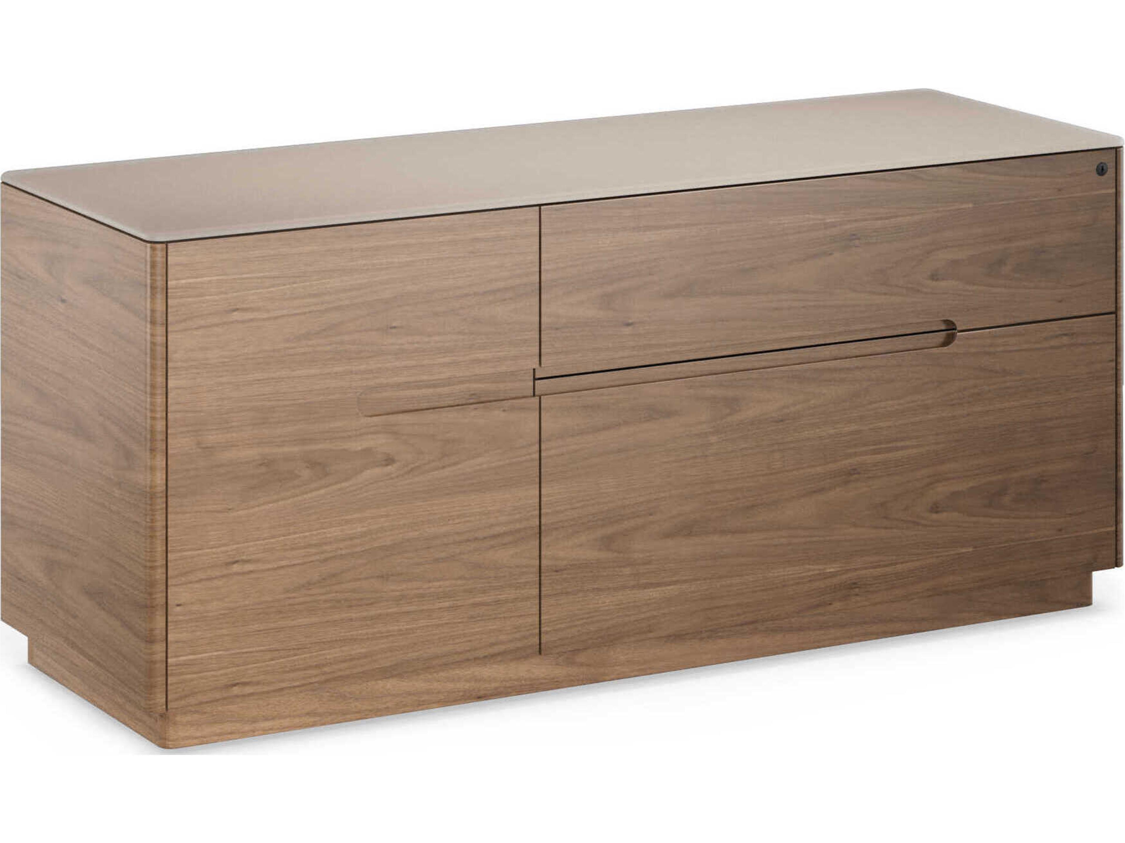 BDI Luma Natural Walnut Dune File Cabinet