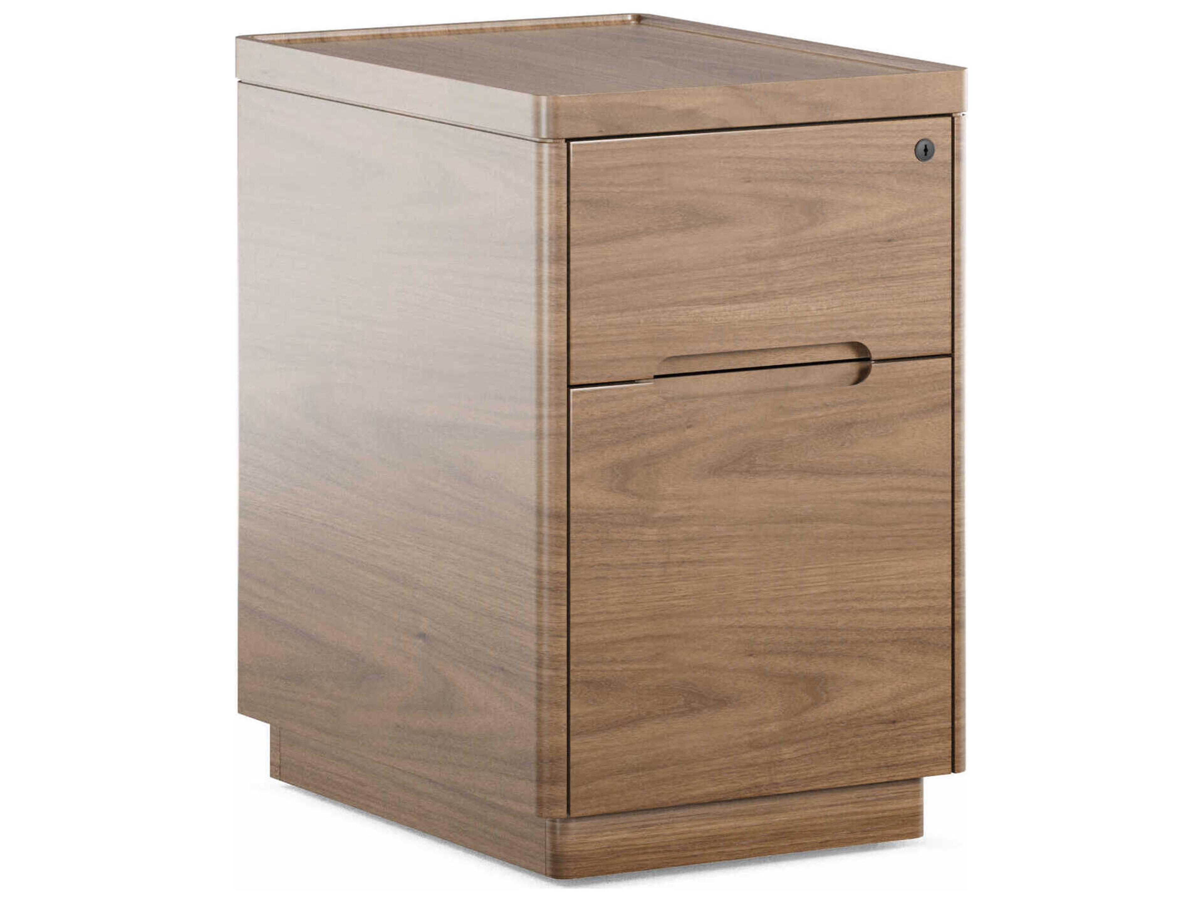 BDI Luma Natural Walnut File Cabinet