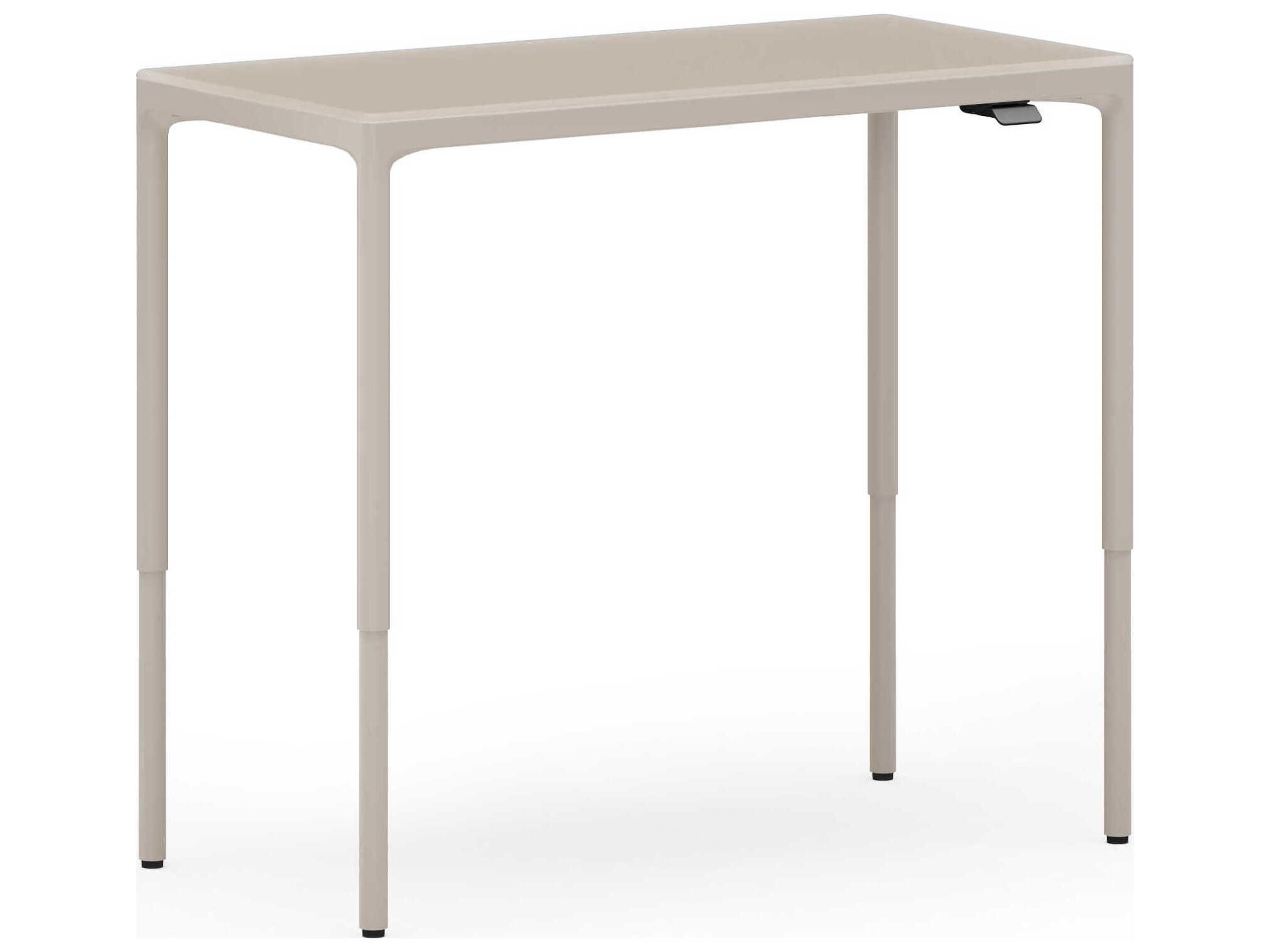 BDI Luma Dune White Height Adjustable & Standing Desks