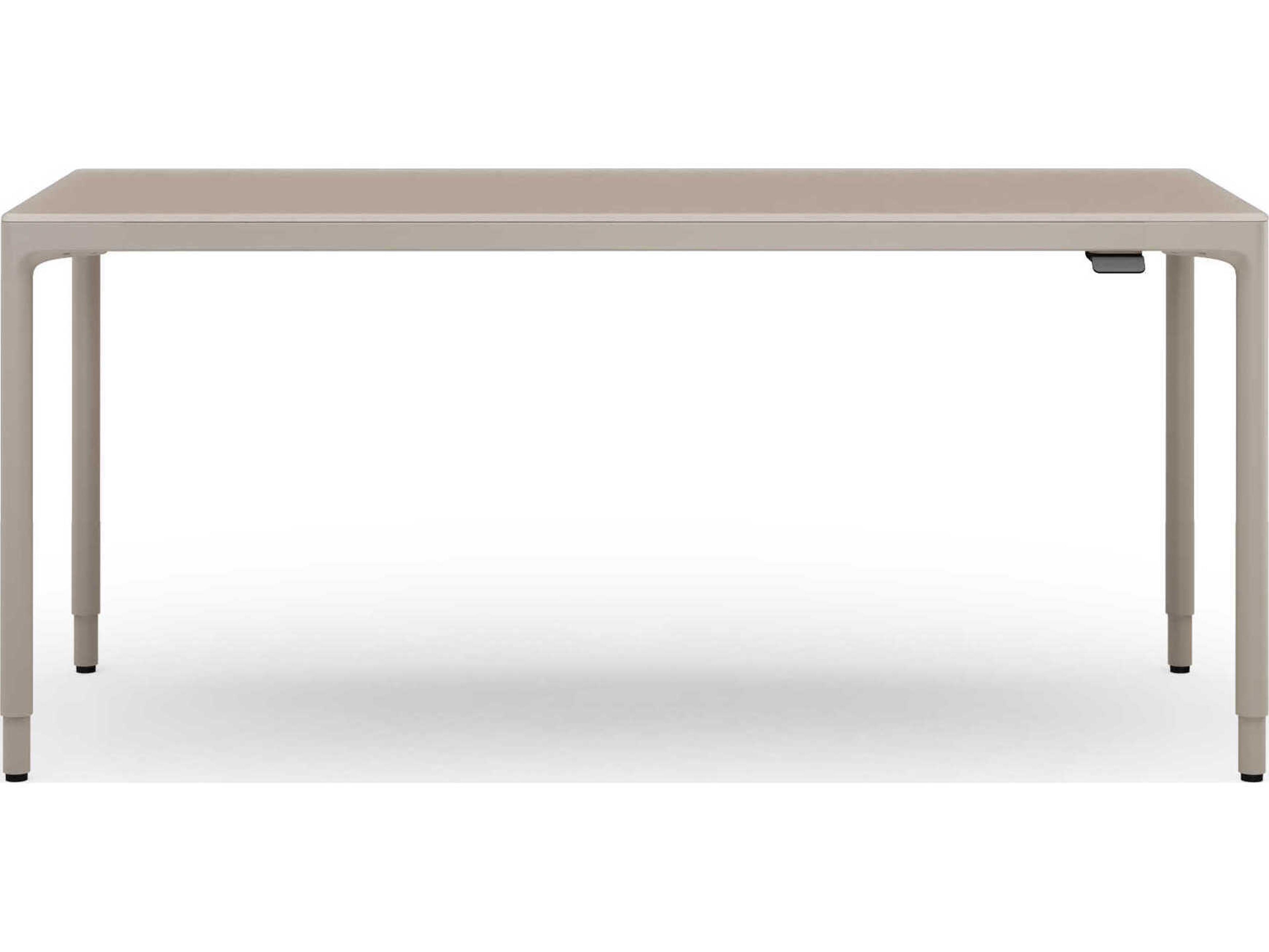 BDI Luma Dune White Height Adjustable & Standing Desks