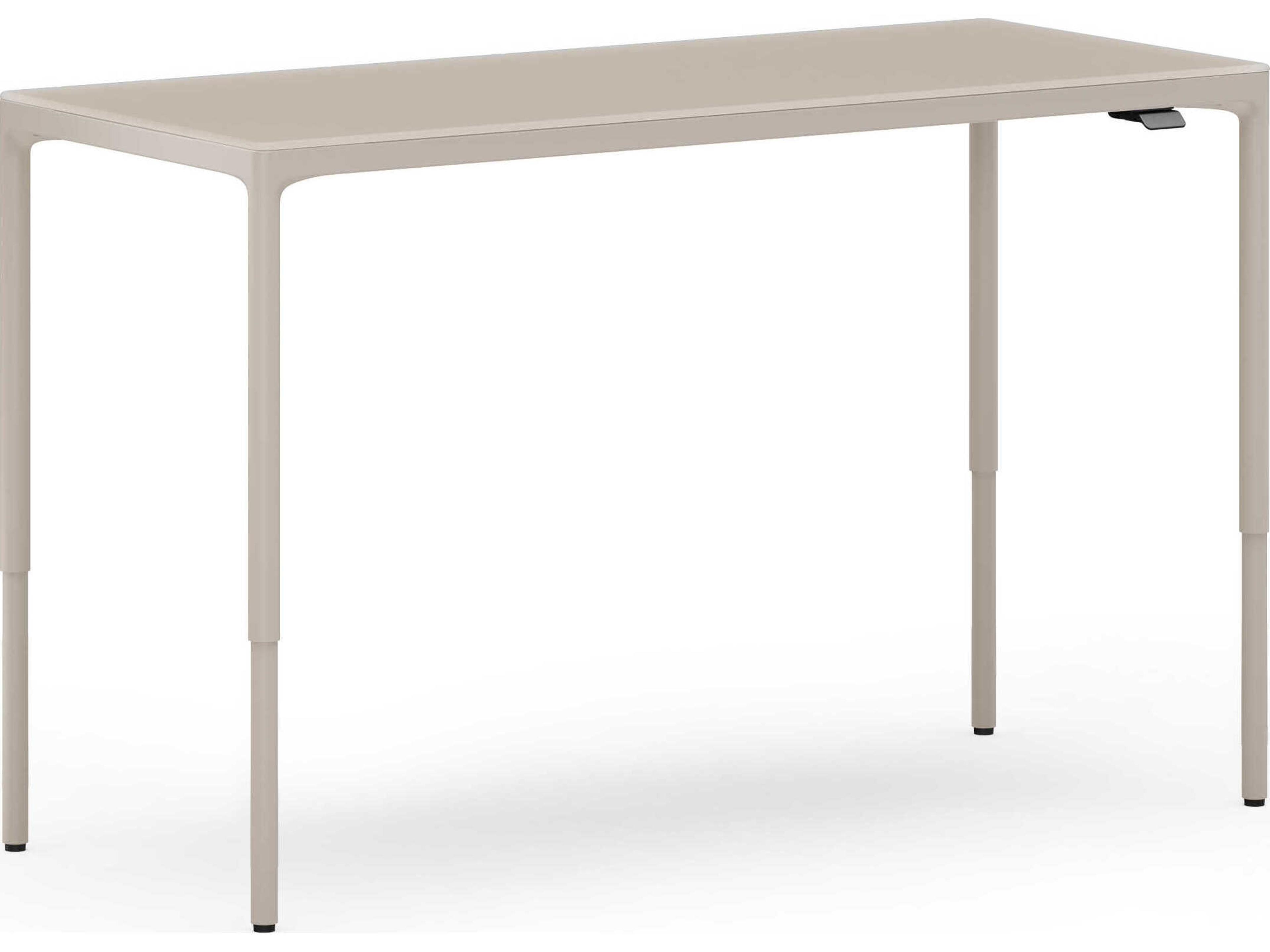 BDI Luma Dune White Height Adjustable & Standing Desks