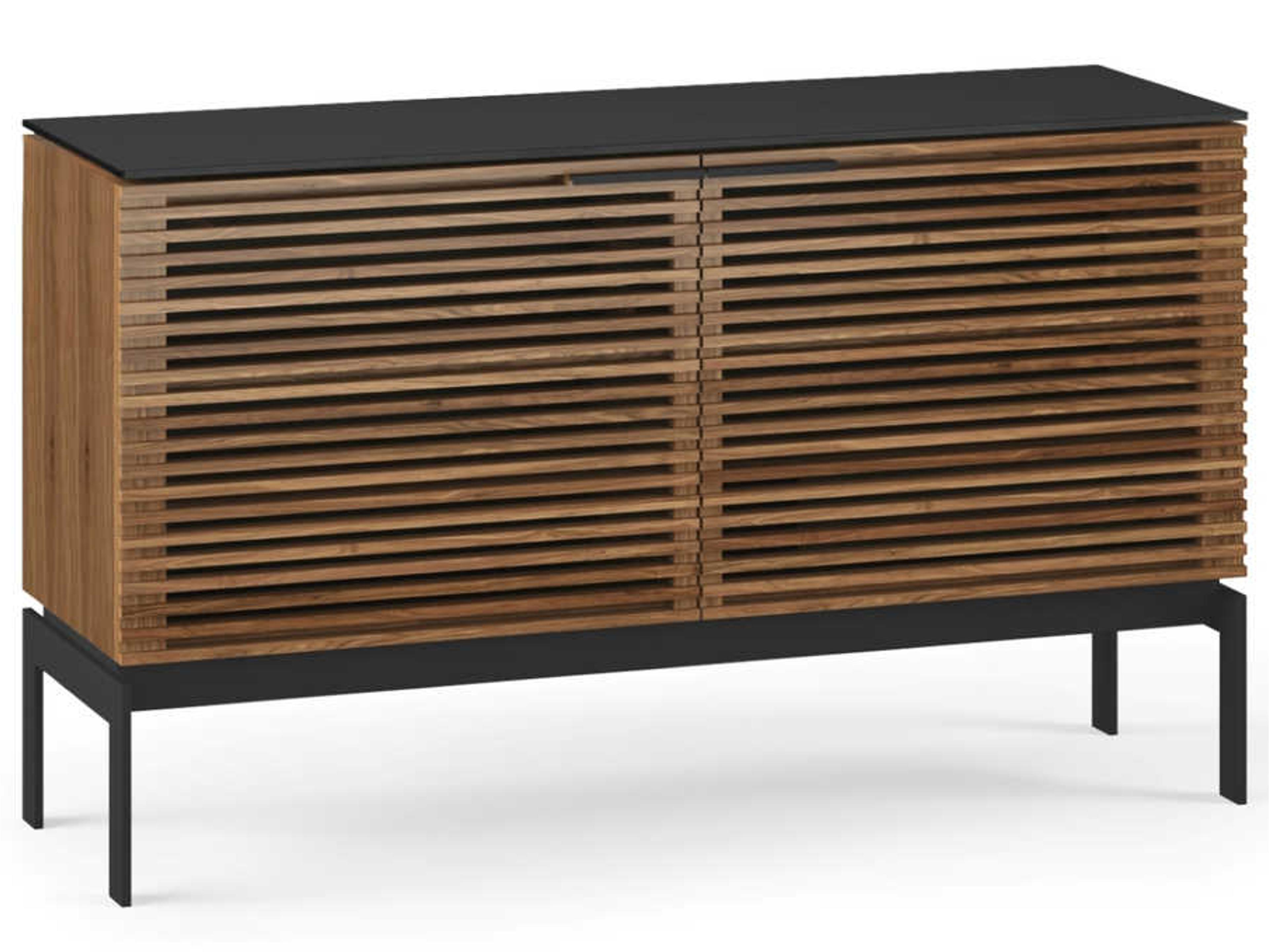 Corridor 50" Walnut Wood Natural Media Console