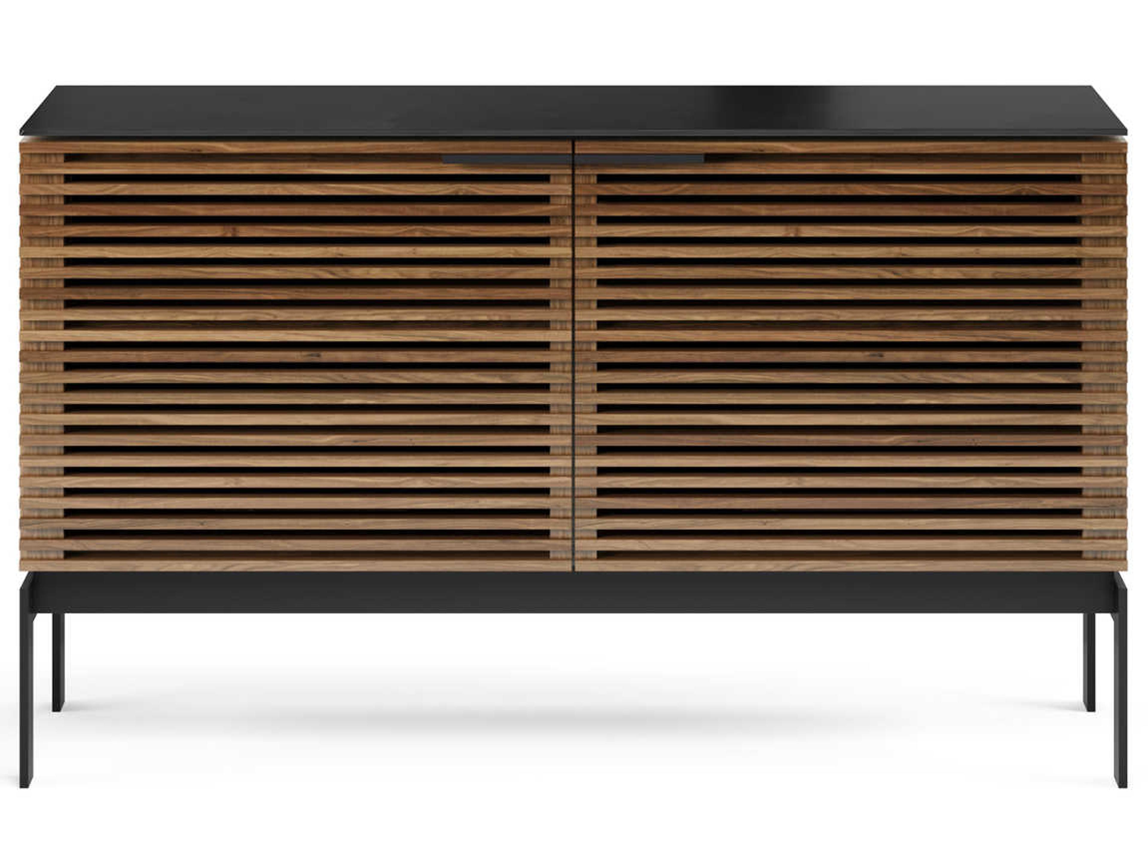 BDI Corridor 50" Walnut Wood Natural Media Console
