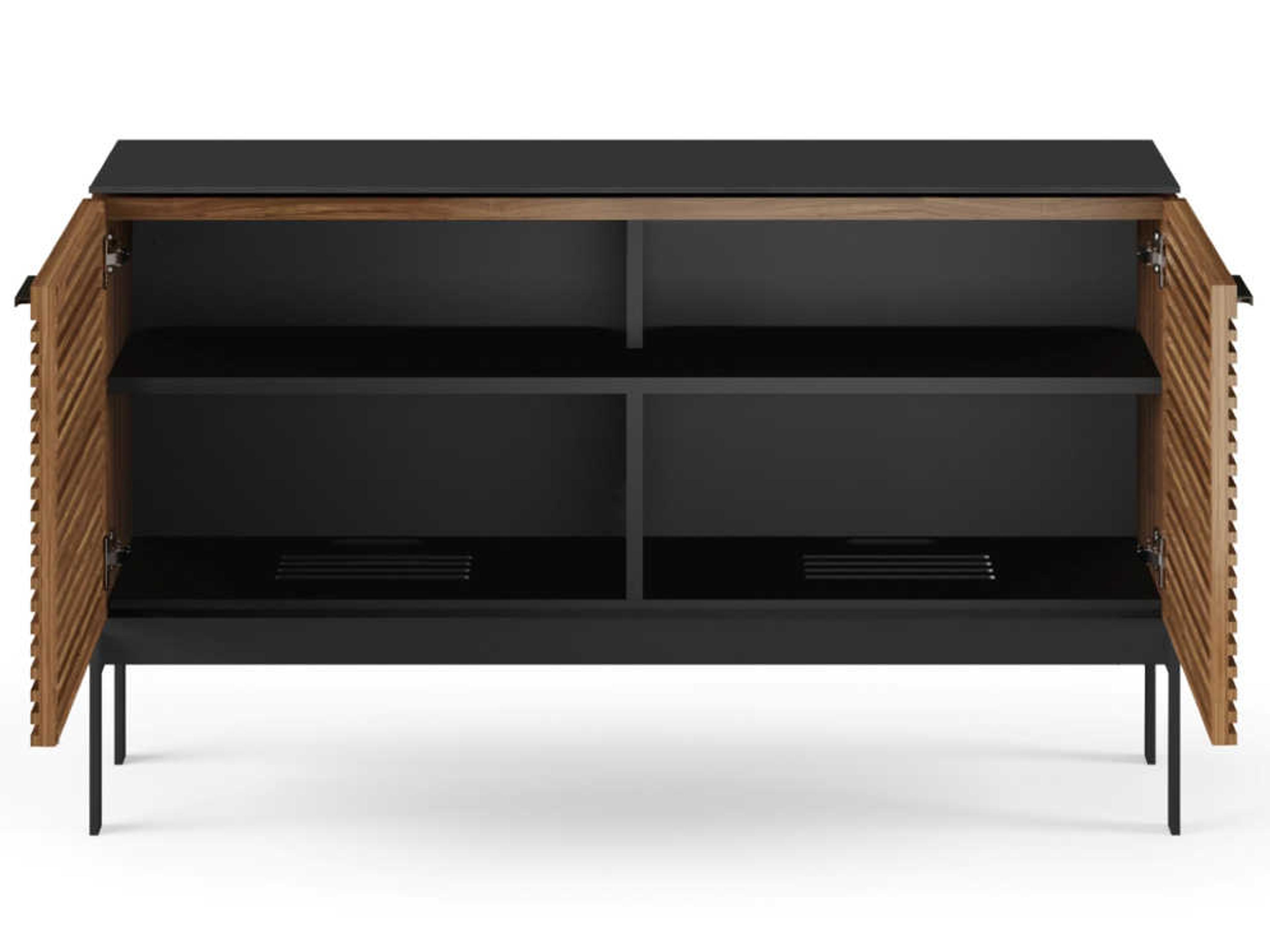 BDI Corridor 50" Walnut Wood Natural Media Console