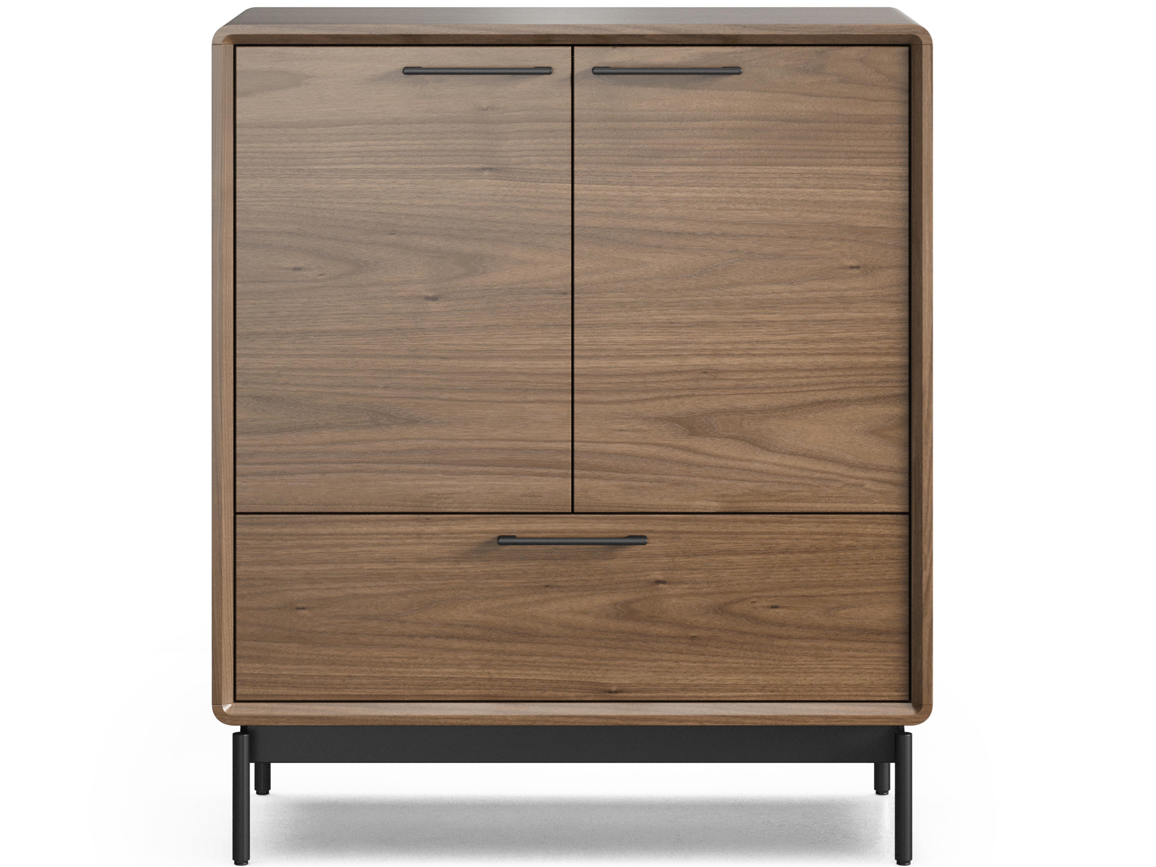 BDI Linq Natural Walnut Brown Wood Accent Chest