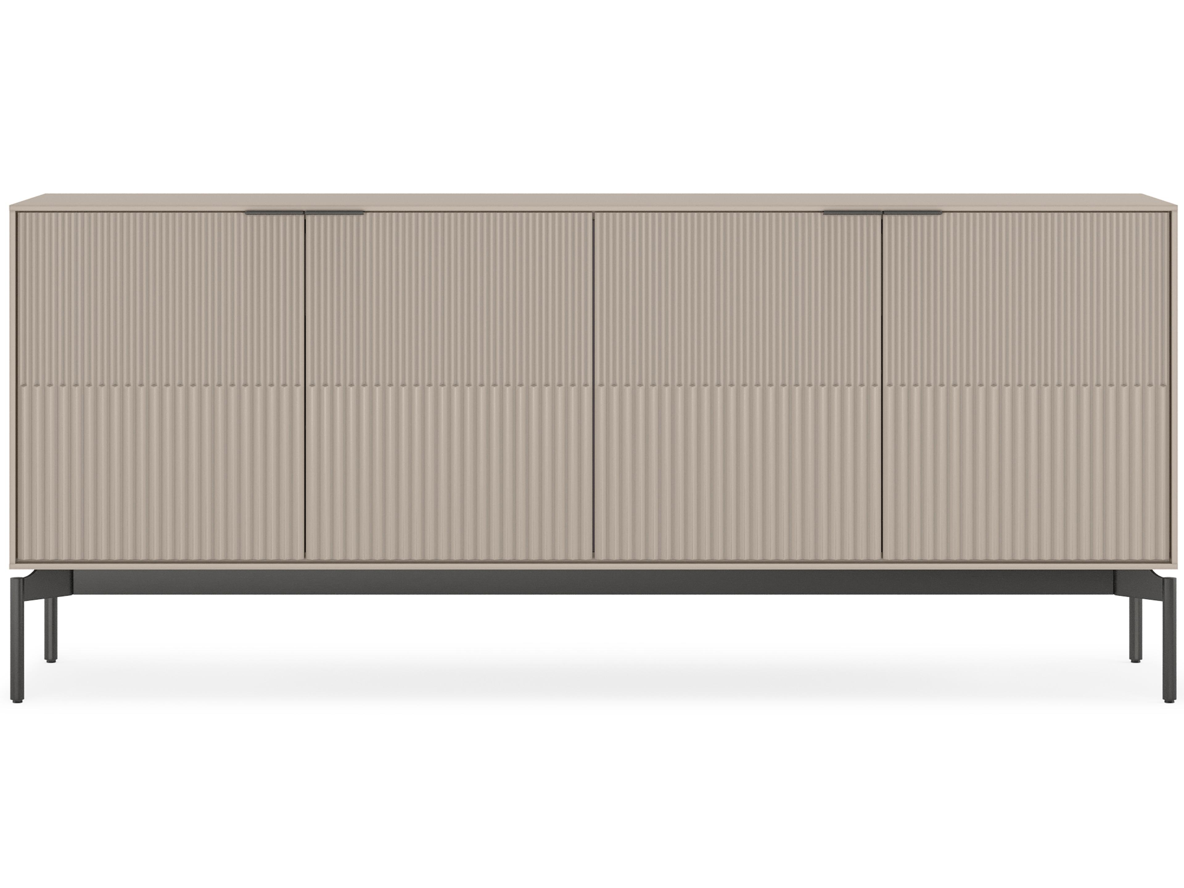 BDI Zig 79" Dune Sideboard With Brushed Carbon Base