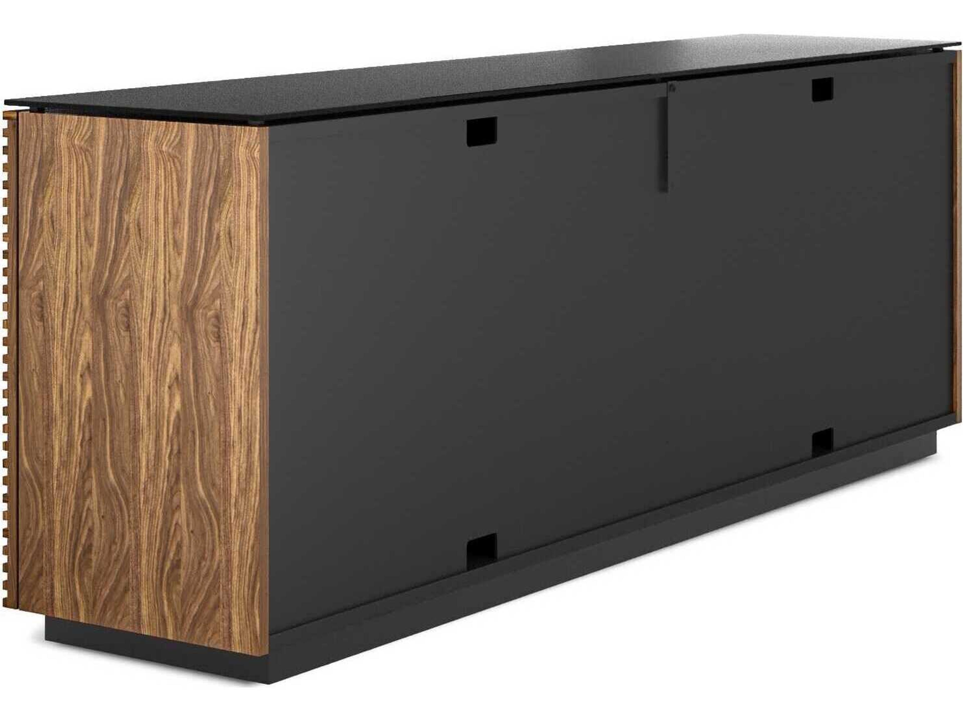 BDI Corridor 79" Hardwood Natural Walnut Black Sideboard