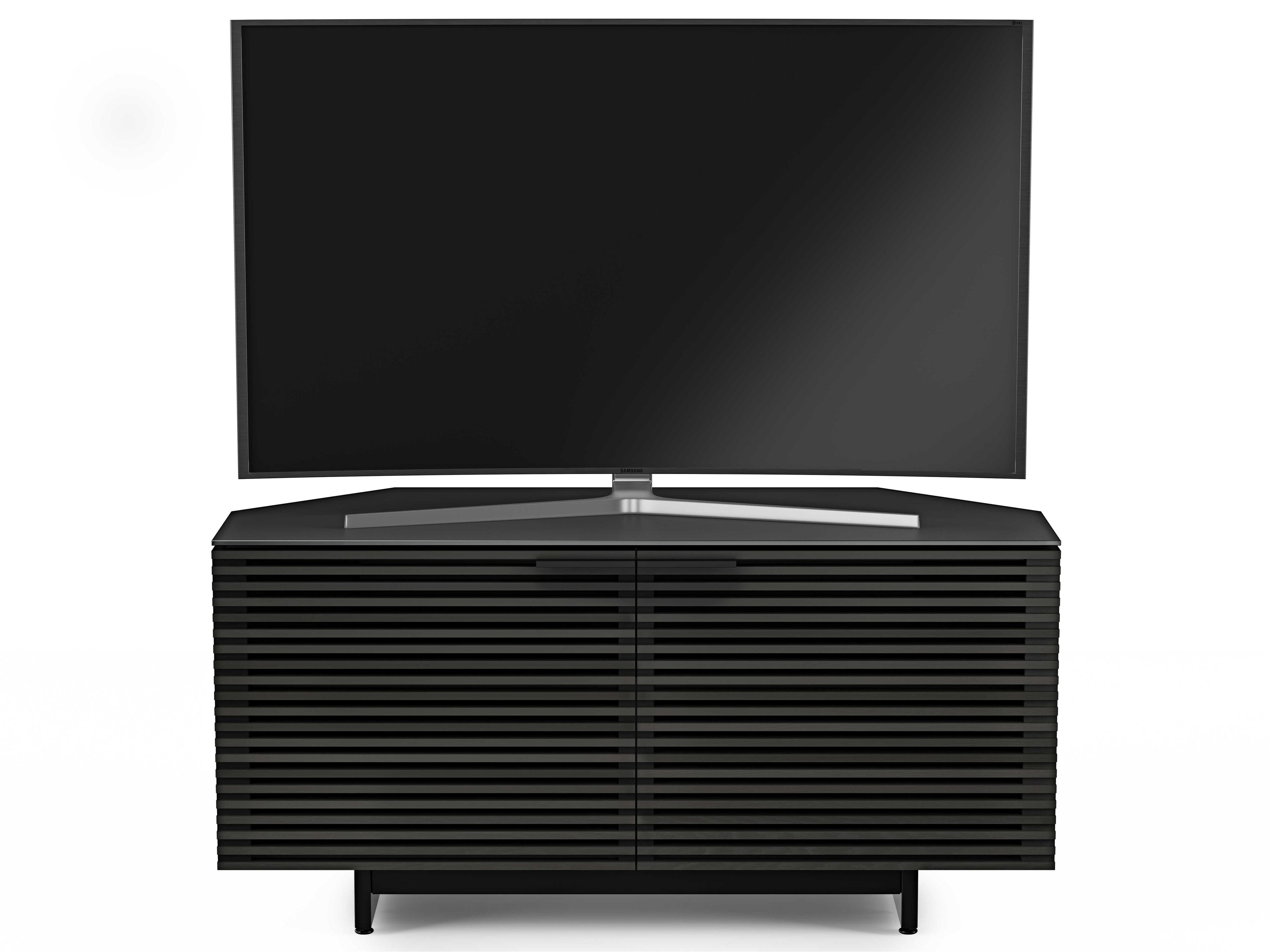 BDI Corridor 50" Hardwood Charcoal Stained Ash Media Console