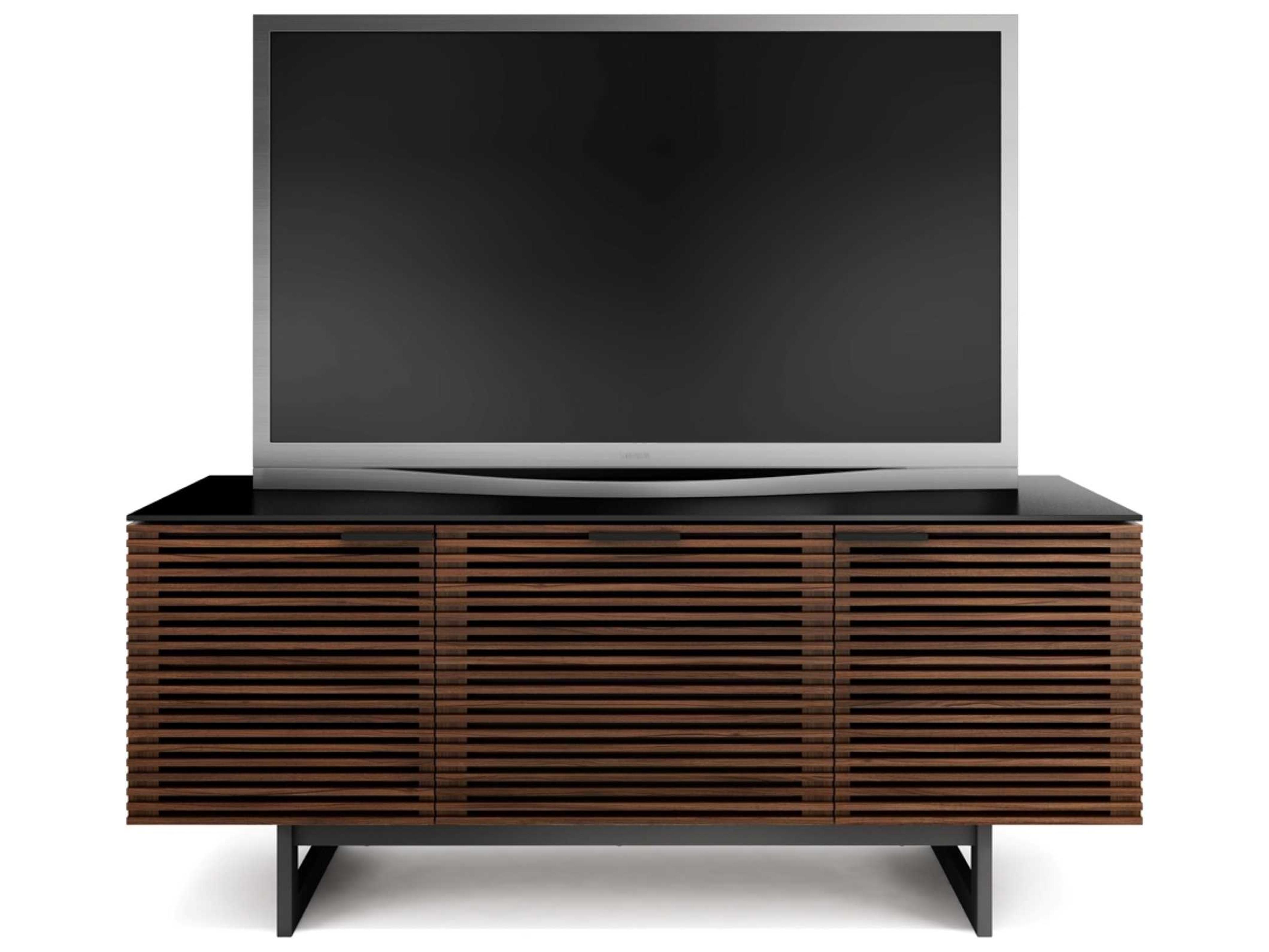 BDI Corridor 65" Walnut Wood Chocolate Stained Media Console