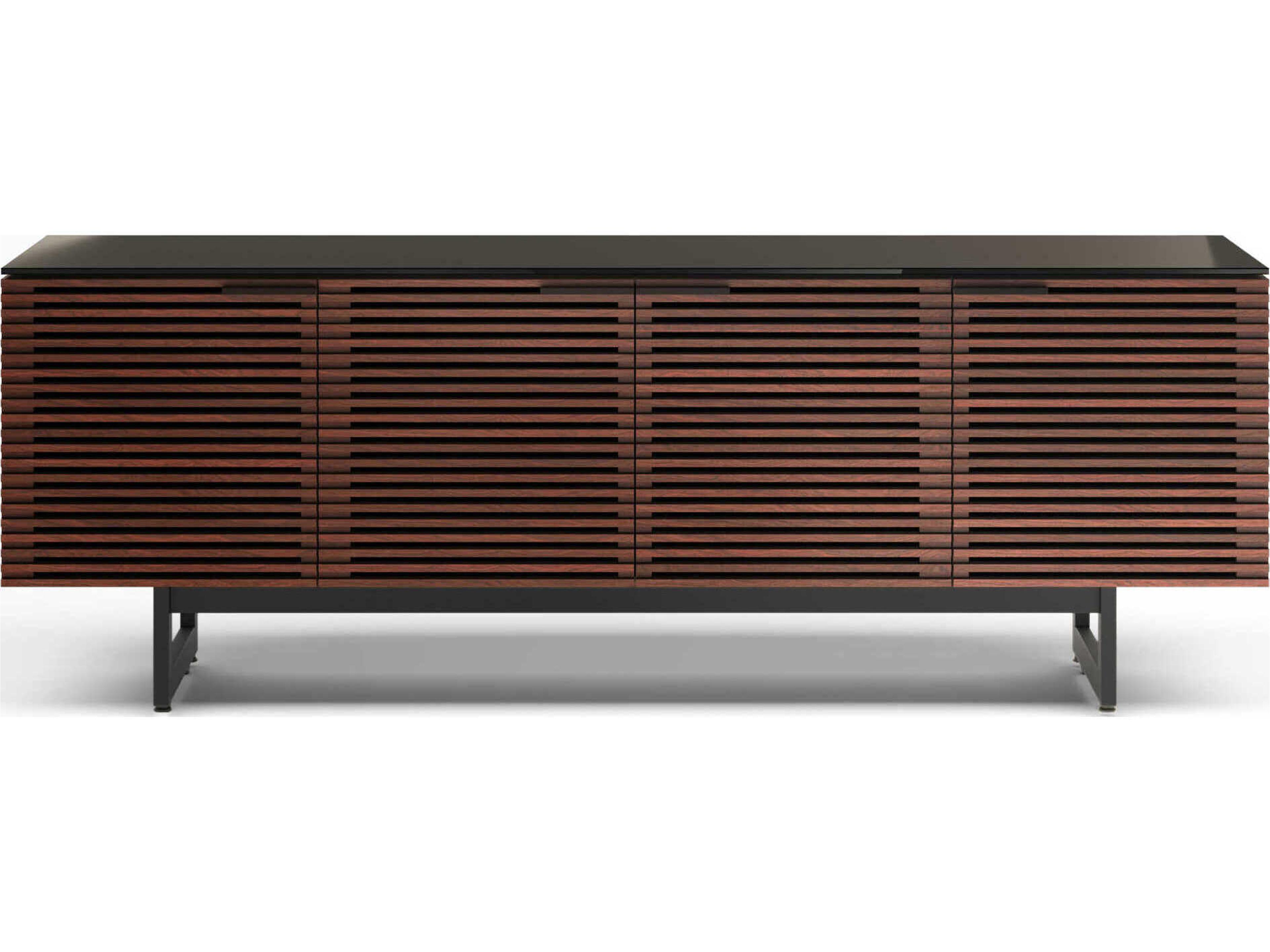 BDI Corridor 79" Hardwood Chocolate Stained Walnut Media Console