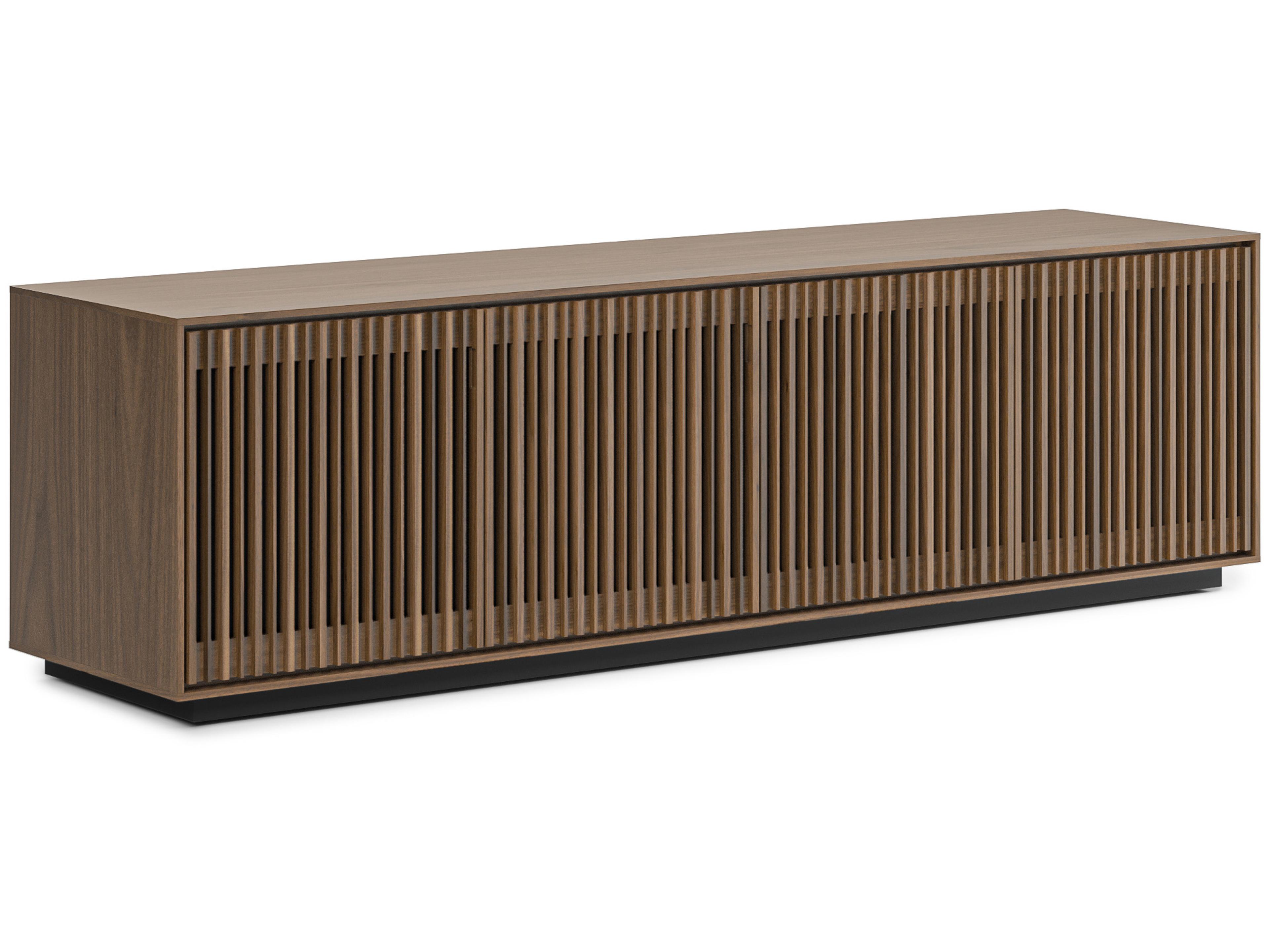 Profile 81" Walnut Wood Natural Media Console