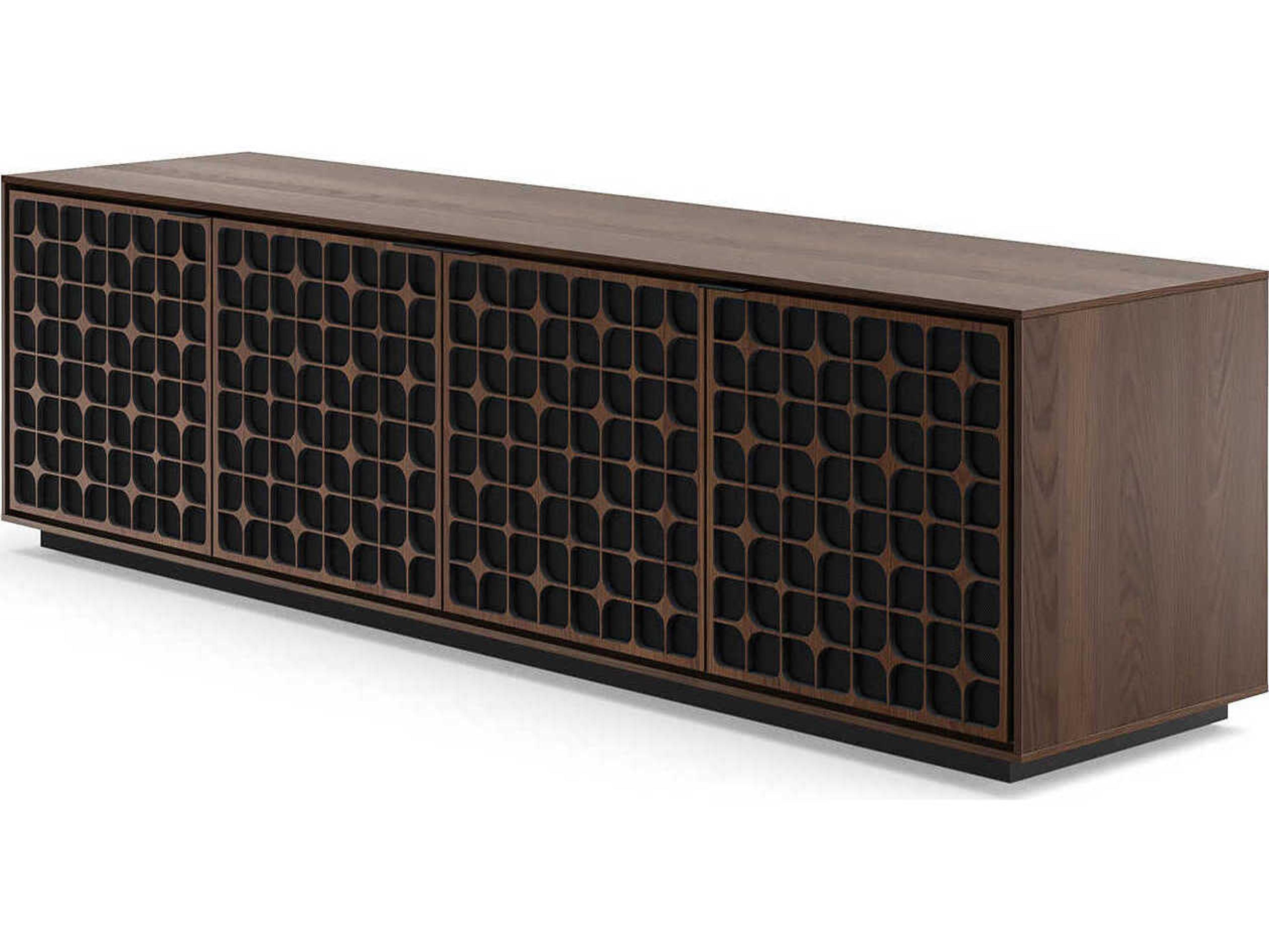 Elements 82" Hardwood Toasted Oak Media Console