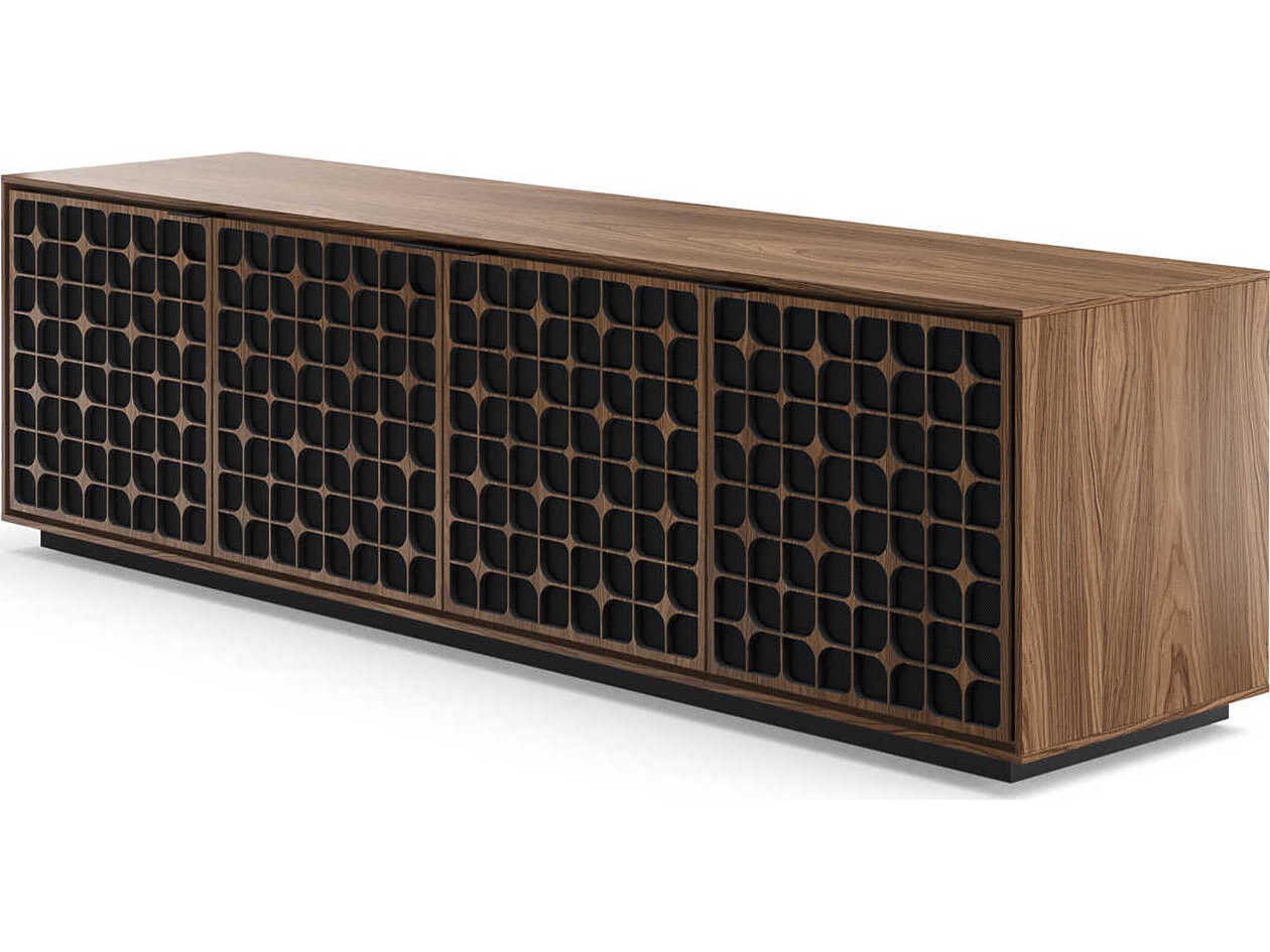 Elements Media Console Constellation Doors Natural Walnut