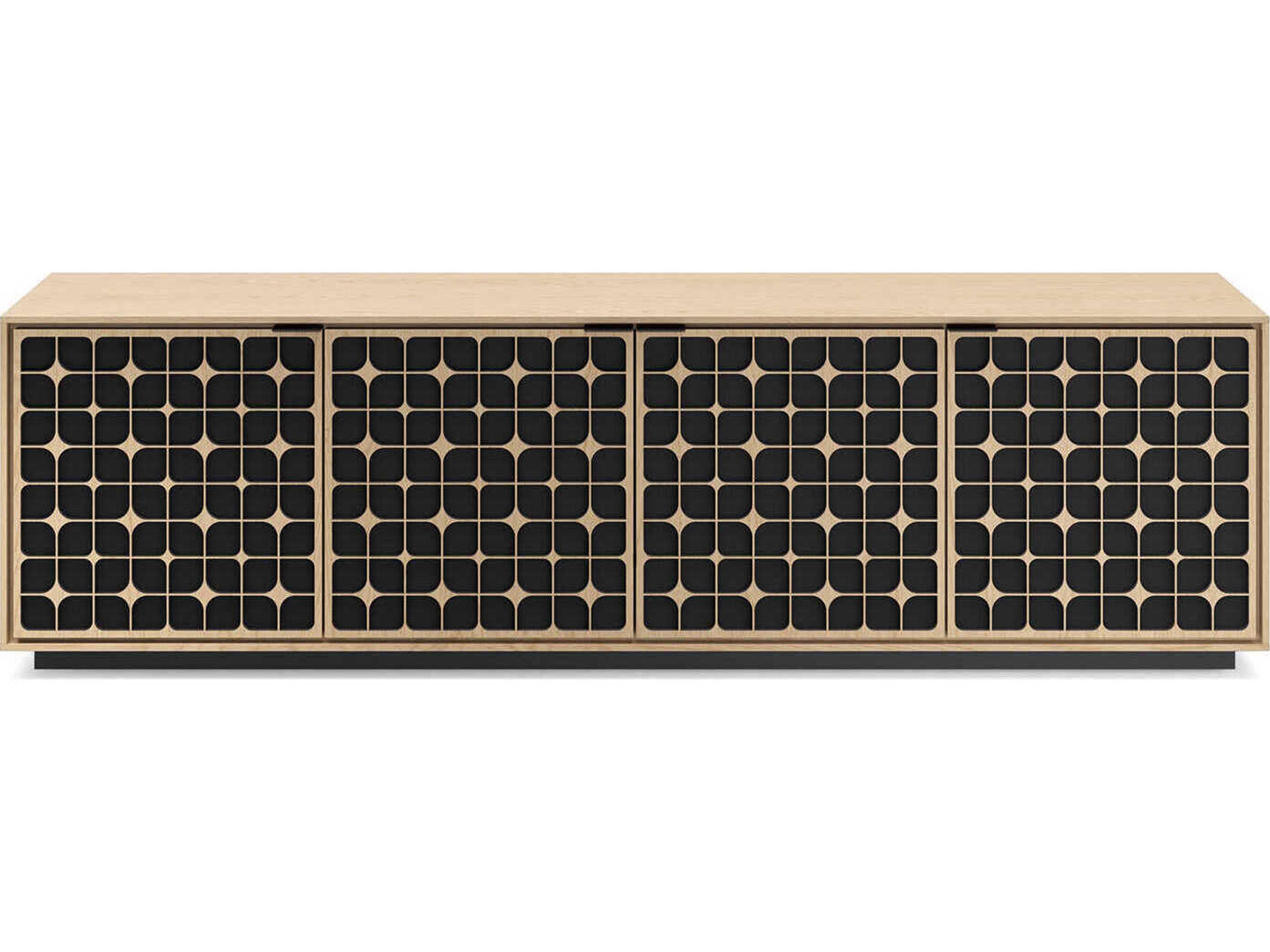 BDI Elements 82" Hardwood Washed Oak Media Console