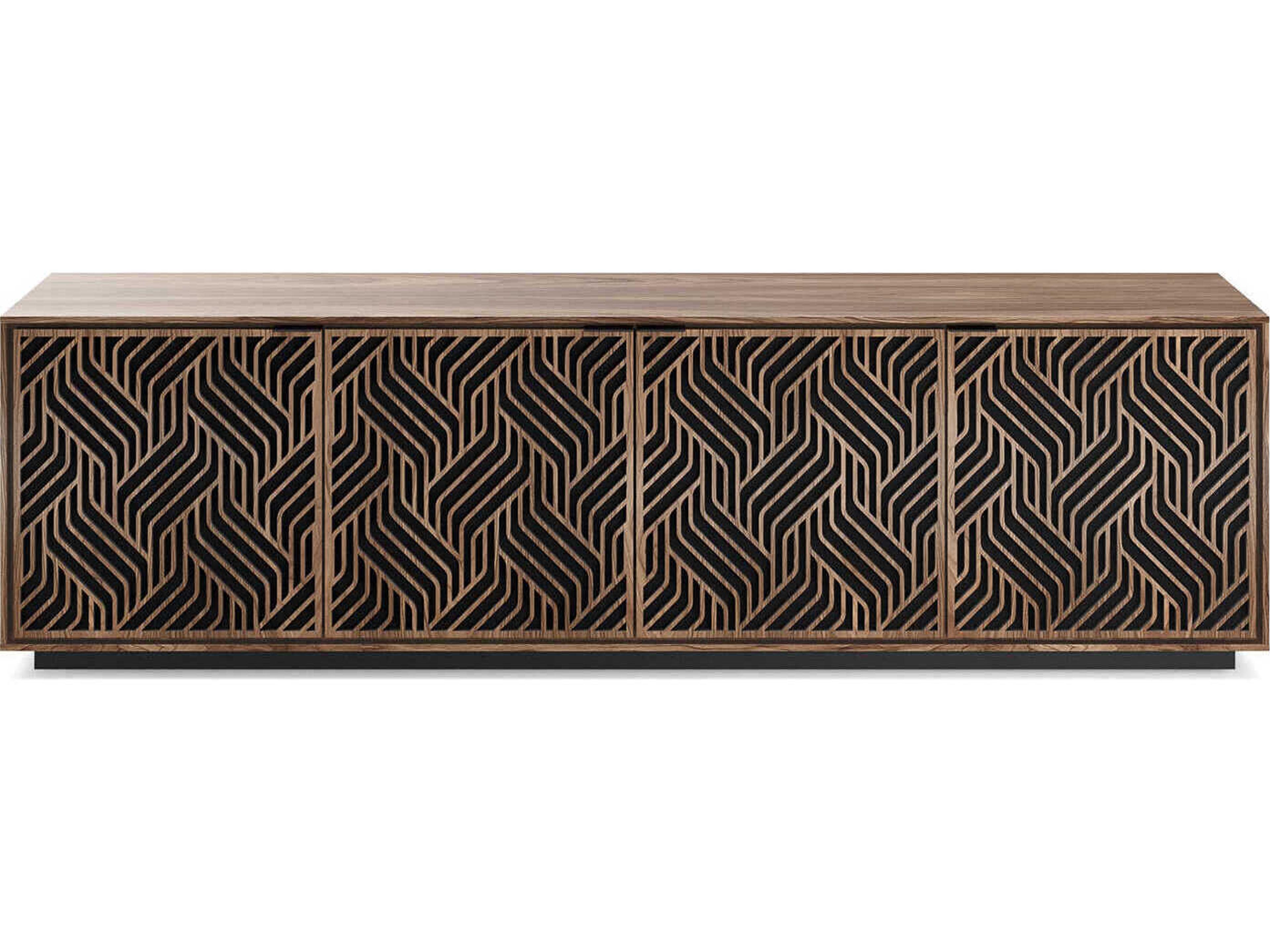 BDI Elements 82" Hardwood Natural Walnut Media Console