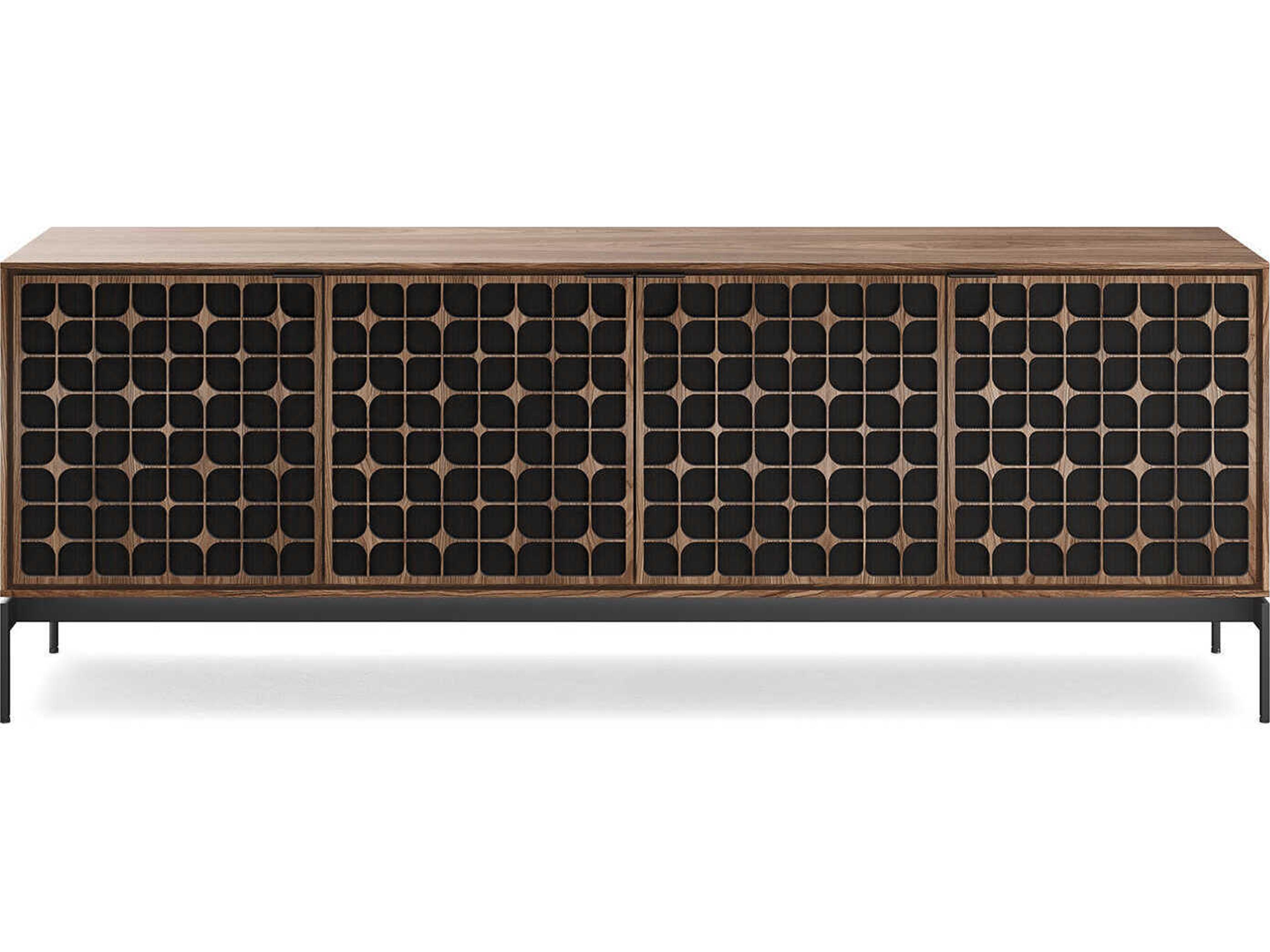 BDI Elements 82" Hardwood Natural Walnut Media Console