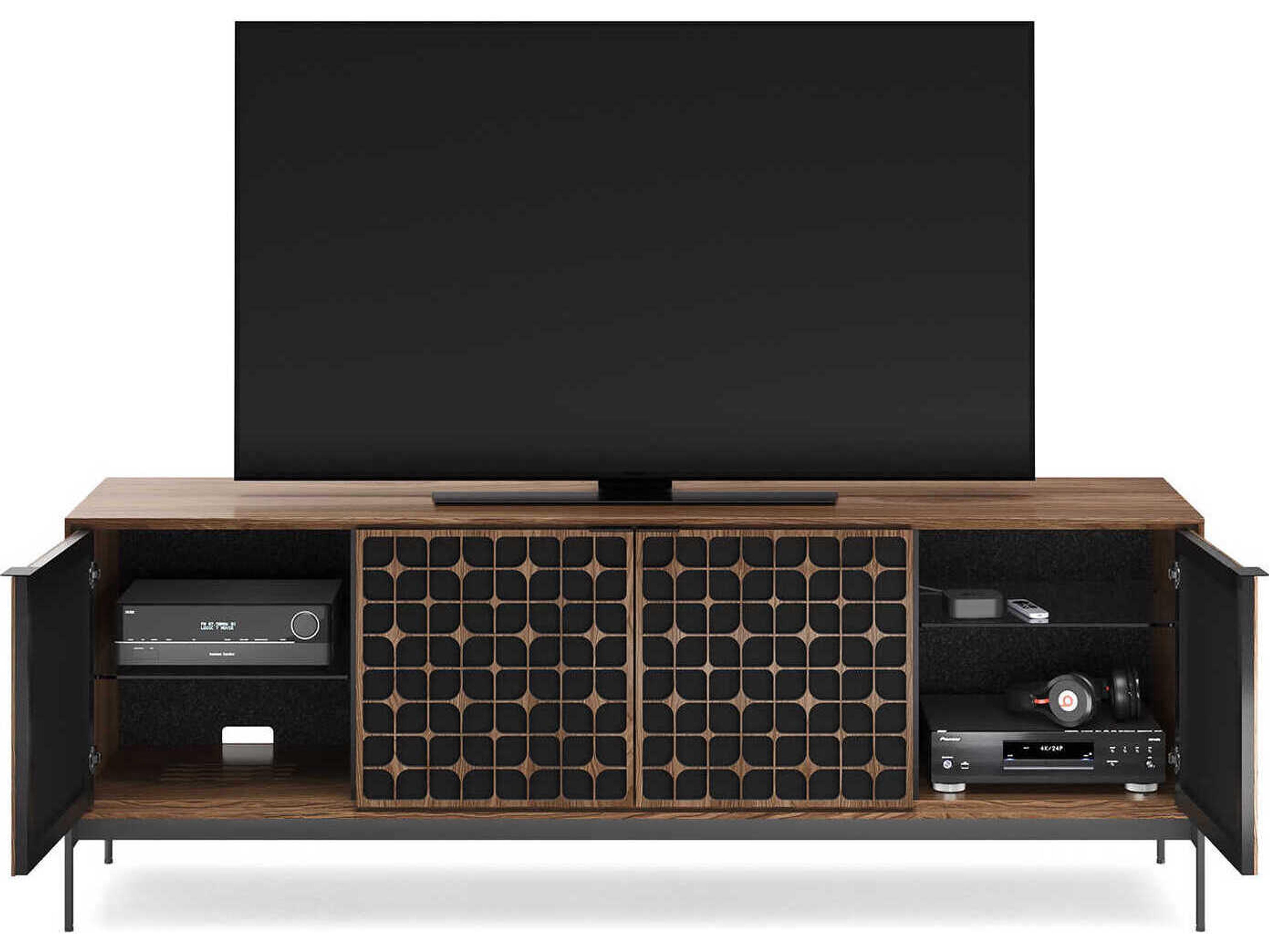 BDI Elements 82" Hardwood Natural Walnut Media Console
