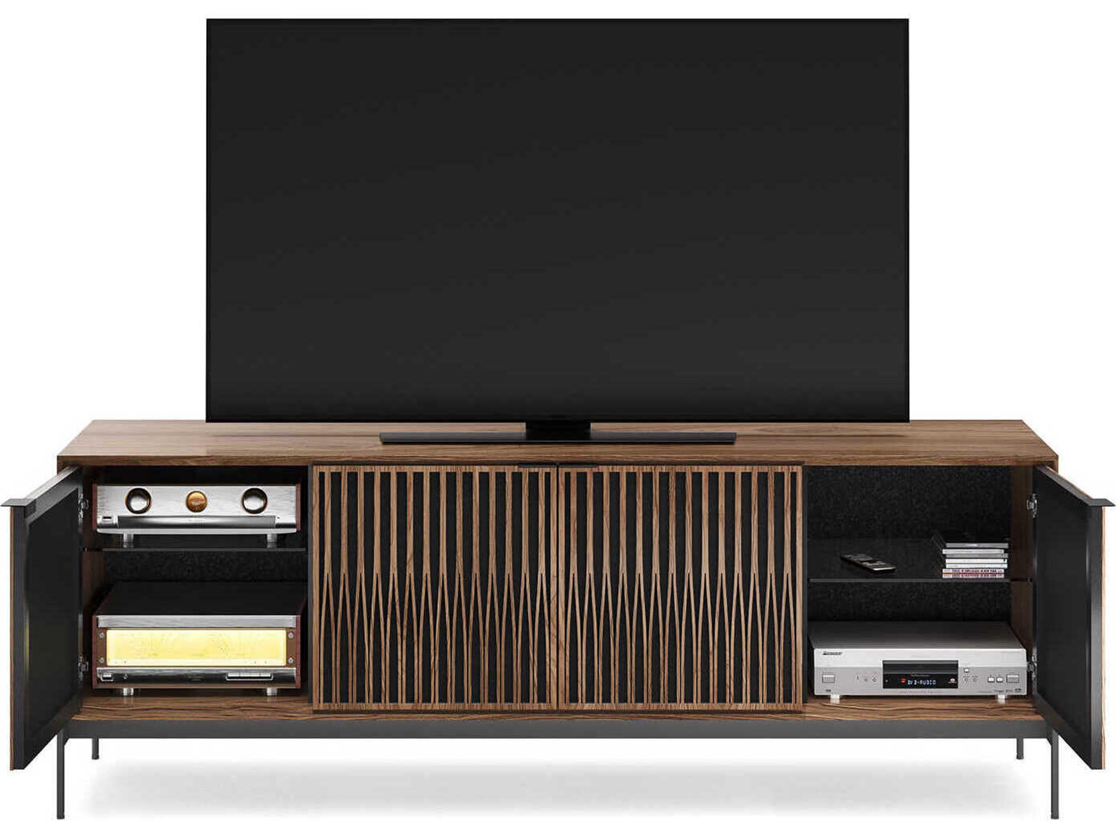 BDI Elements 82" Hardwood Natural Walnut Media Console